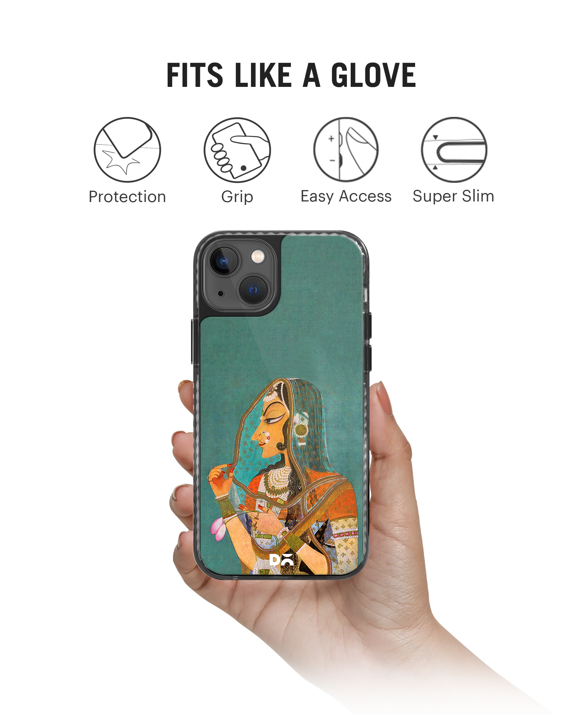 DailyObjects Vieled Woman Stride 2.0 Phone Case Cover For iPhone 15 Plus - Image 2