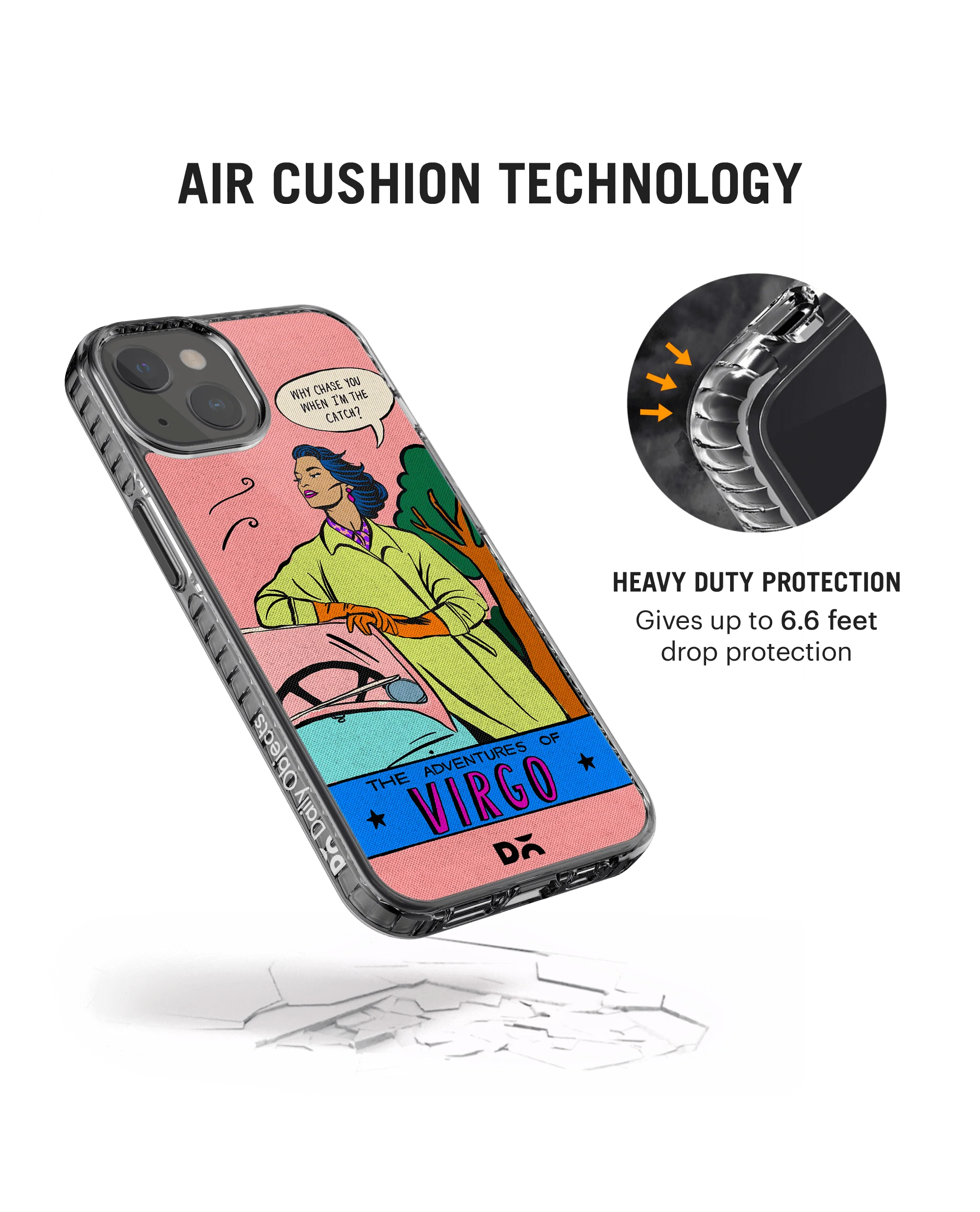 DailyObjects Virgo Stride 2.0 Case Cover For iPhone 13 - Image 2
