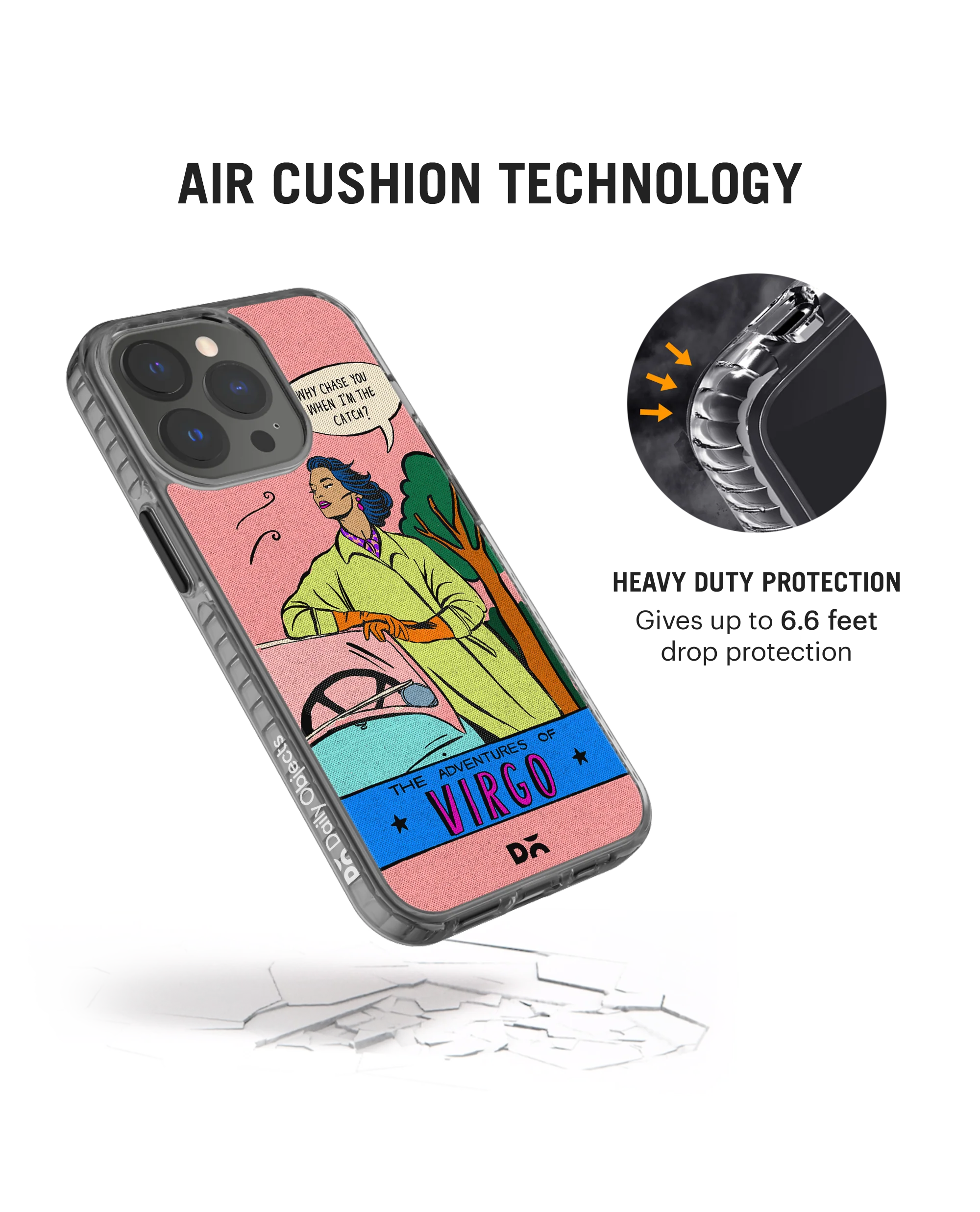 DailyObjects Virgo Stride 2.0 Phone Case Cover For iPhone 15 Pro - Image 5