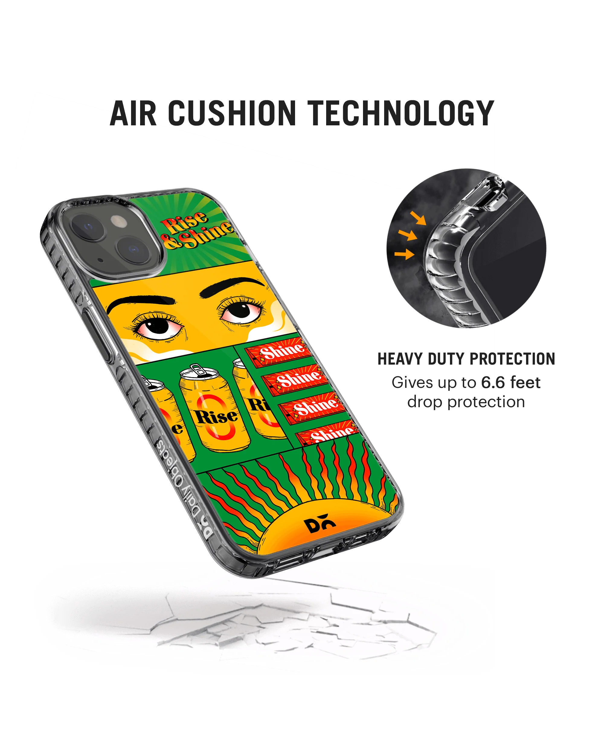 DailyObjects Wake and Bake Stride 2.0 Case Cover For iPhone 13 Mini