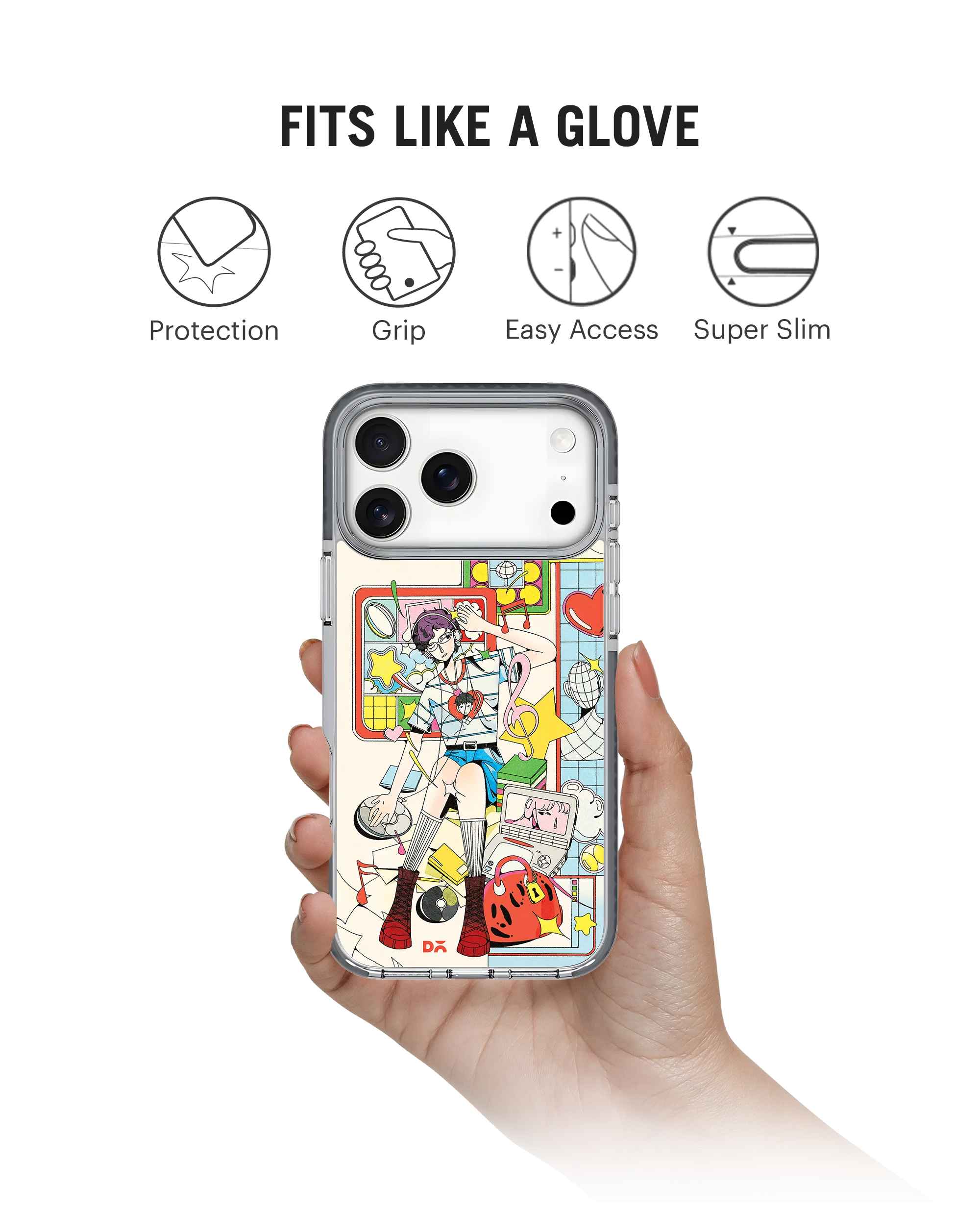 DailyObjects Walkman Beats Stride 2.0 MagSafe Case Cover For iPhone 17 Pro Max - Image 2