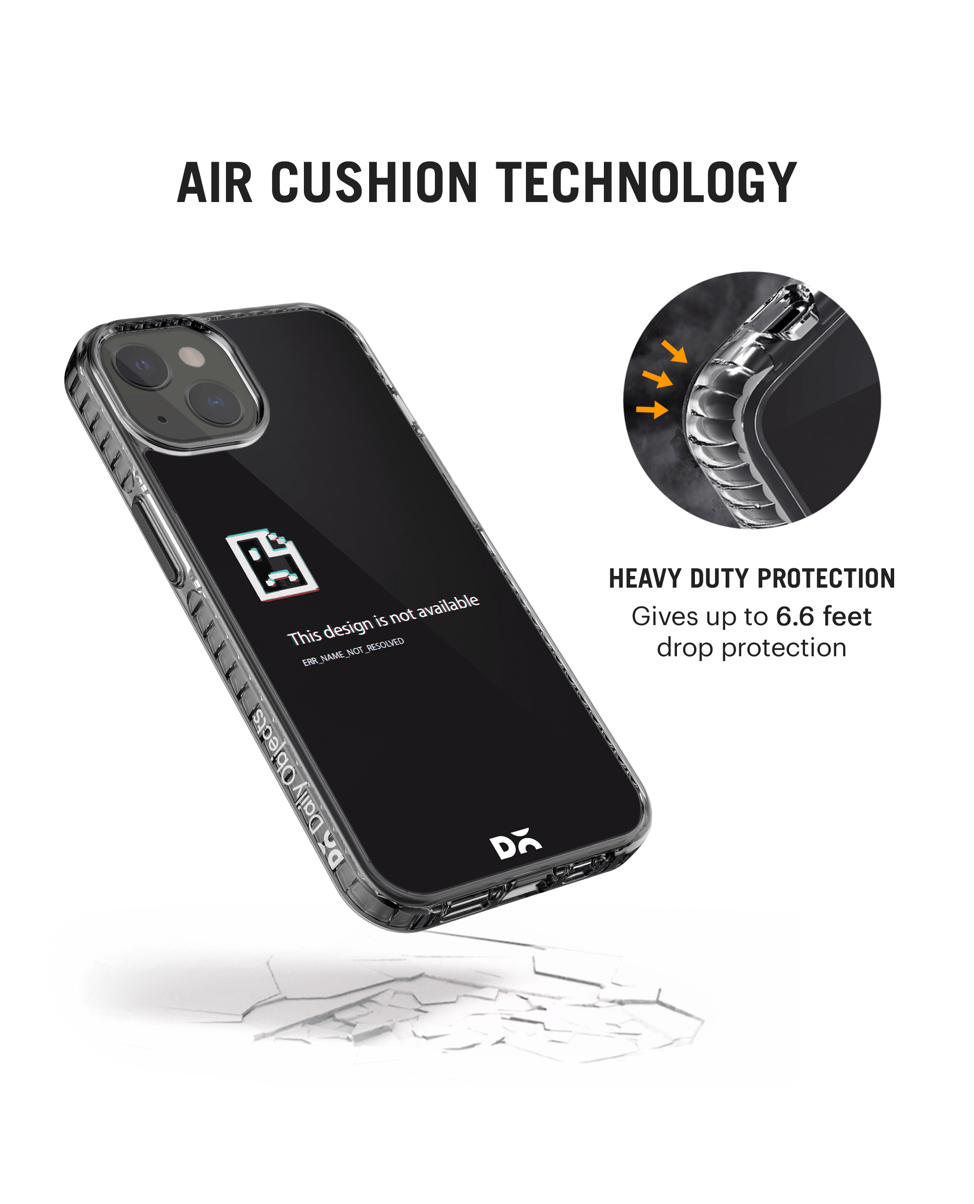 DailyObjects Wallpaper Unavailable Stride 2.0 Phone Case Cover For iPhone 14