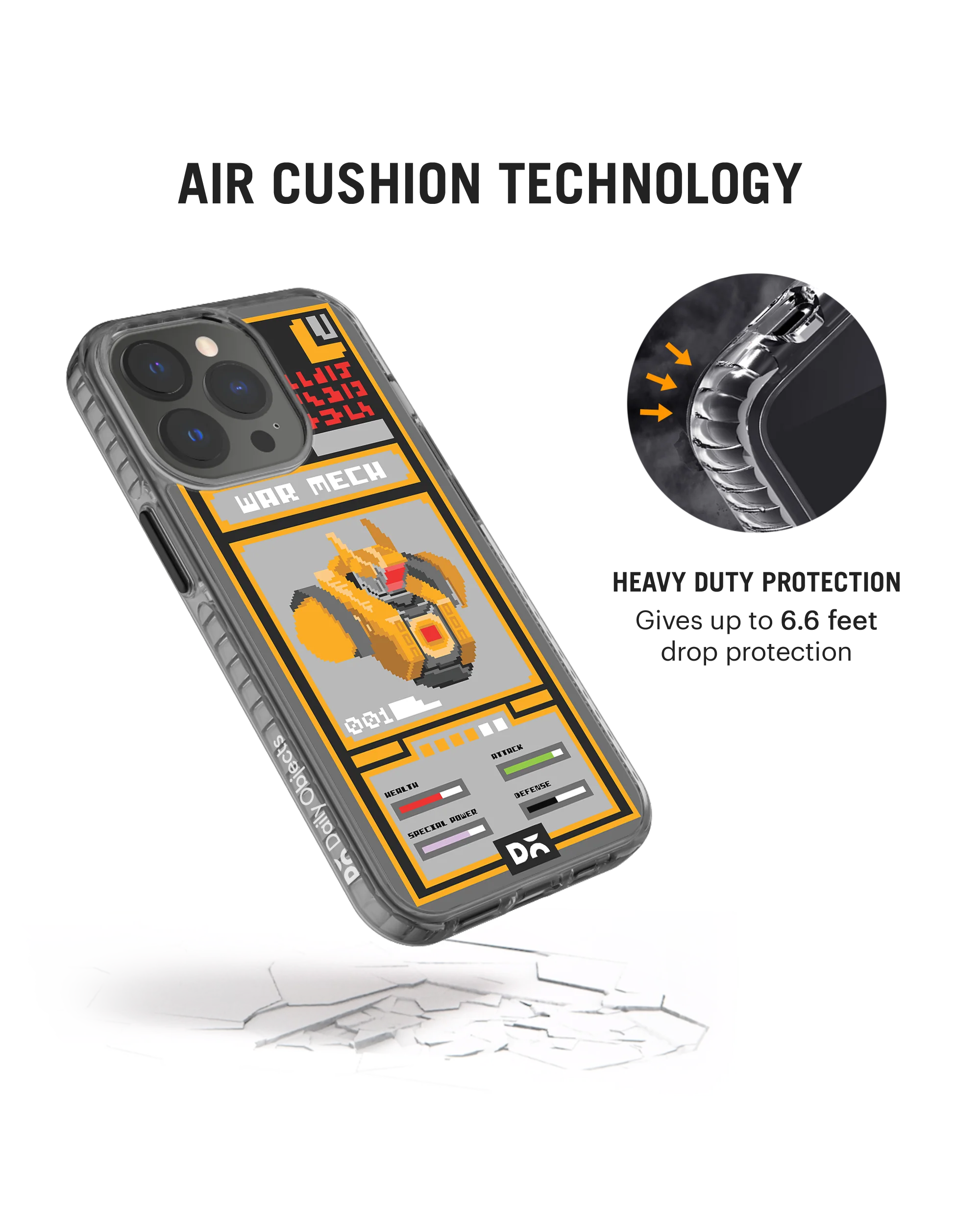 DailyObjects War Mech Stride 2.0 Phone Case Cover For iPhone 15 Pro - Image 5