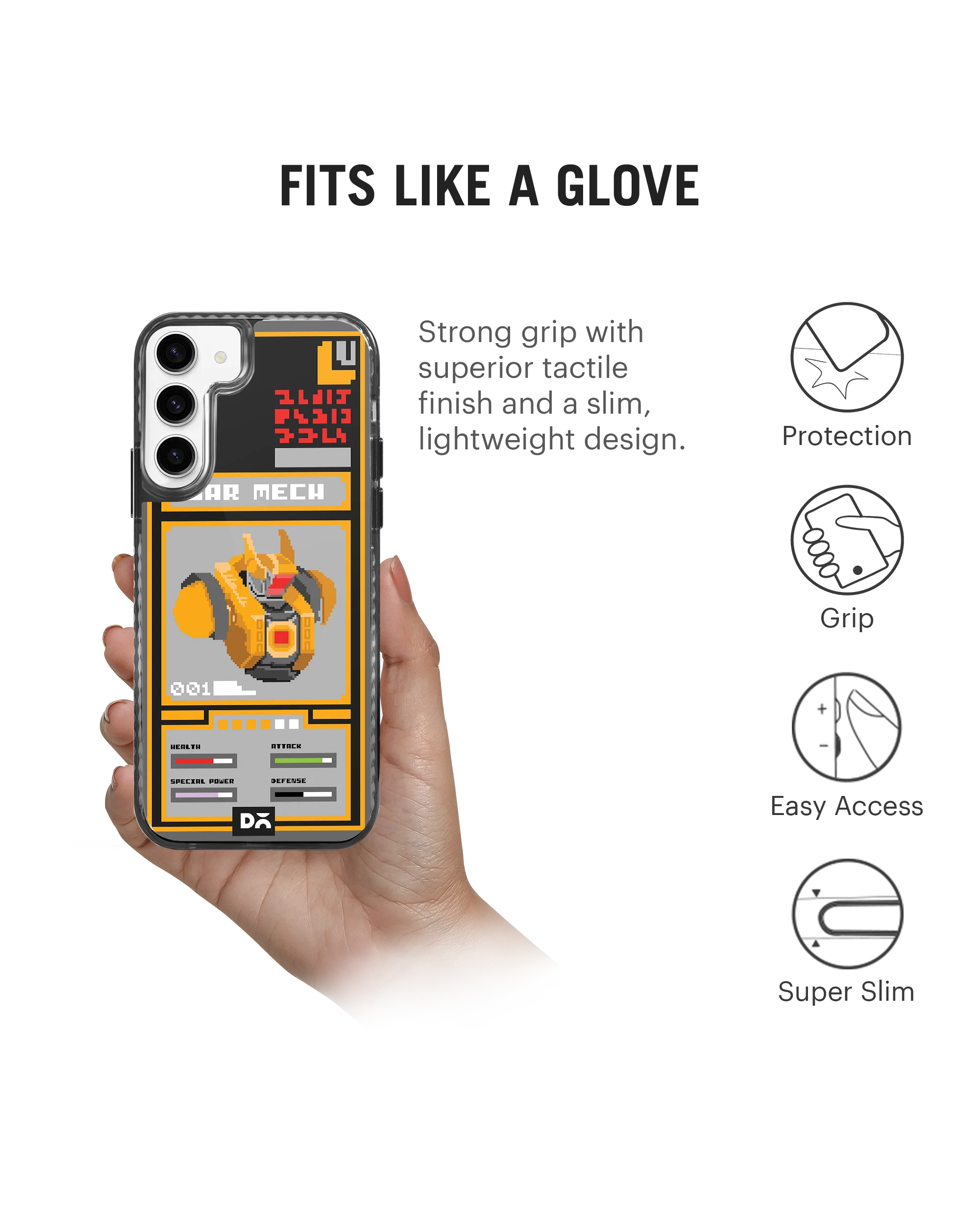 DailyObjects War Mech Stride 2.0 Case Cover For Samsung Galaxy S23 - Image 5