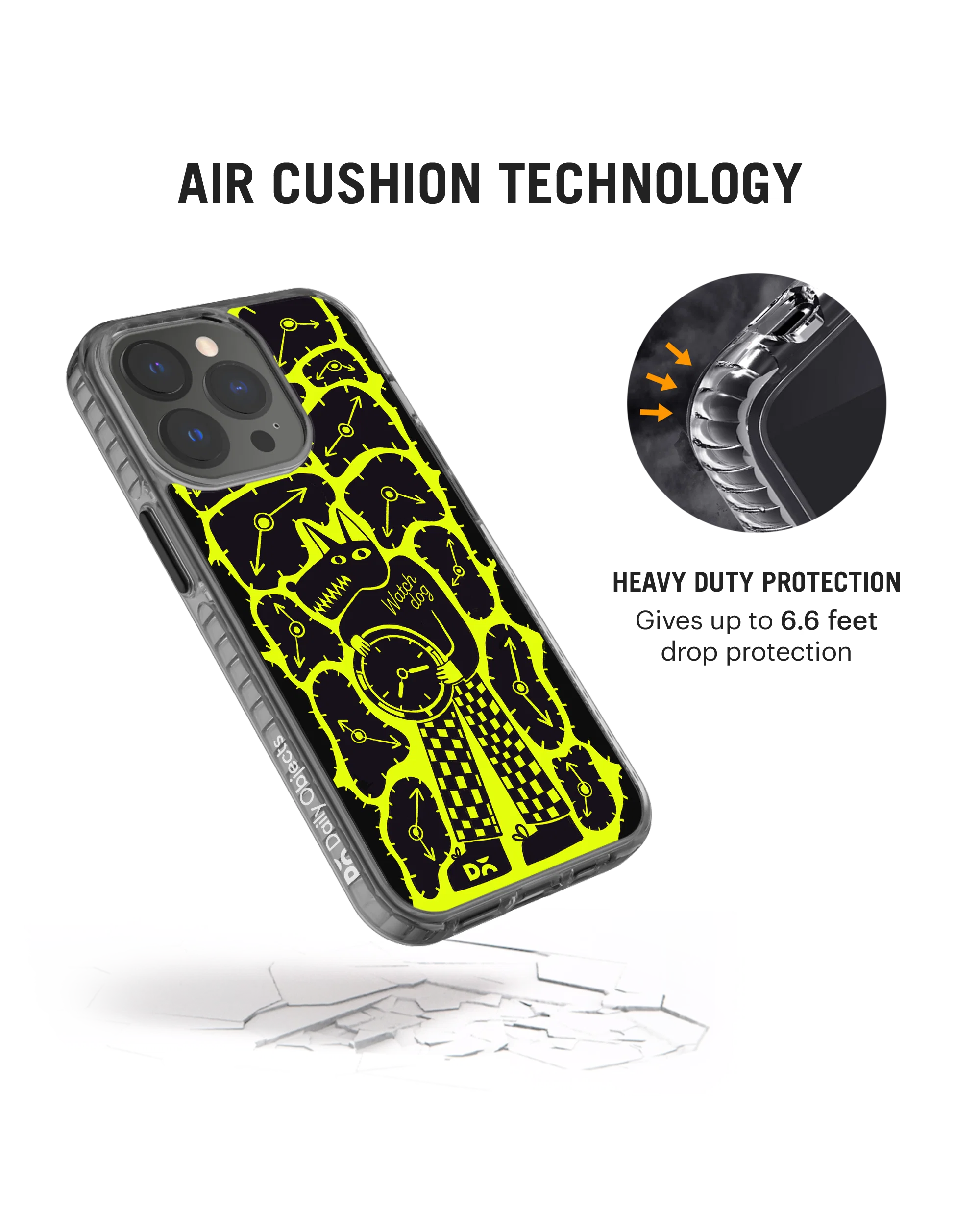 DailyObjects Watch Dog Stride 2.0 Case Cover For iPhone 13 Pro - Image 5