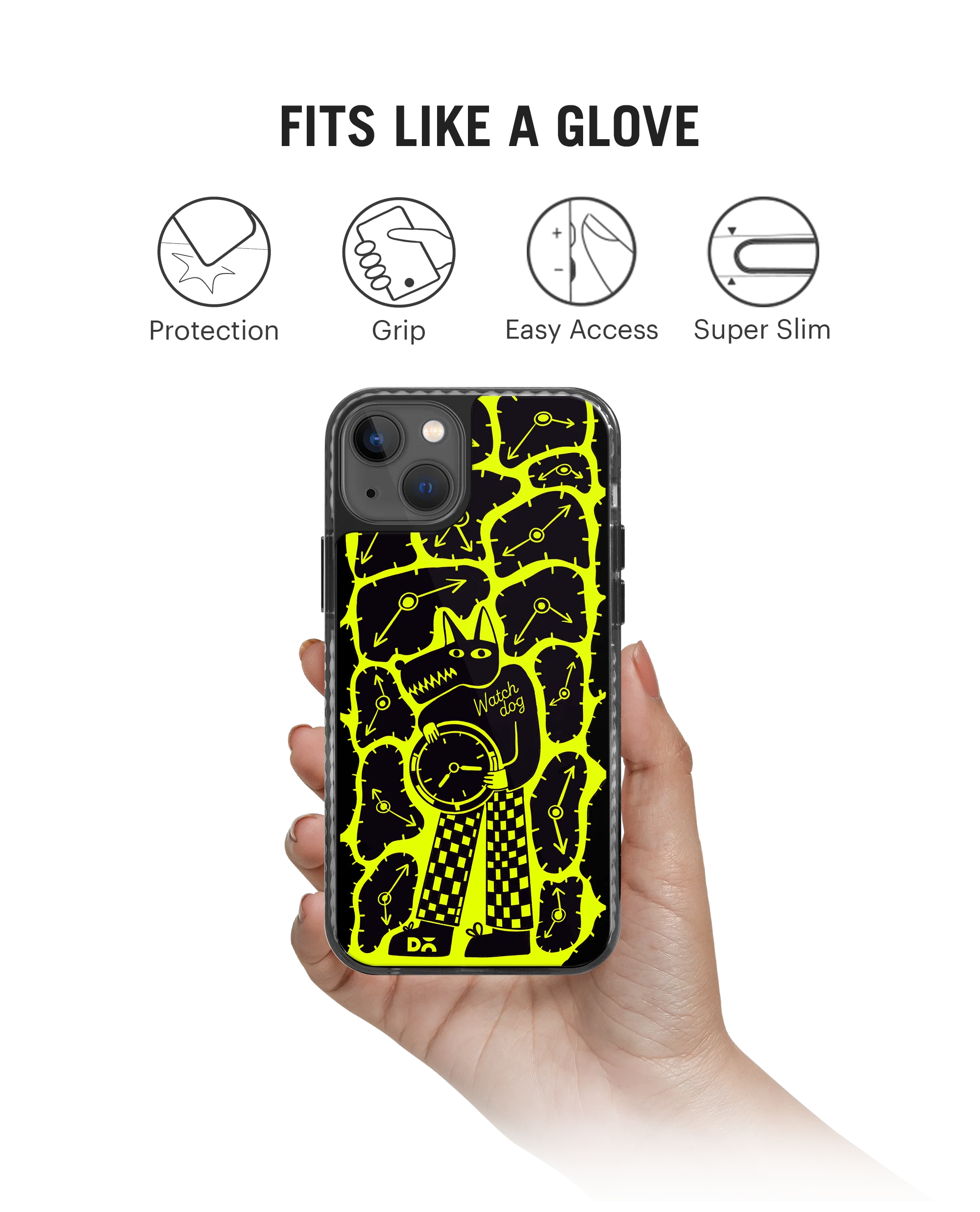 DailyObjects Watch Dog Stride 2.0 Phone Case Cover For iPhone 14 - Image 2