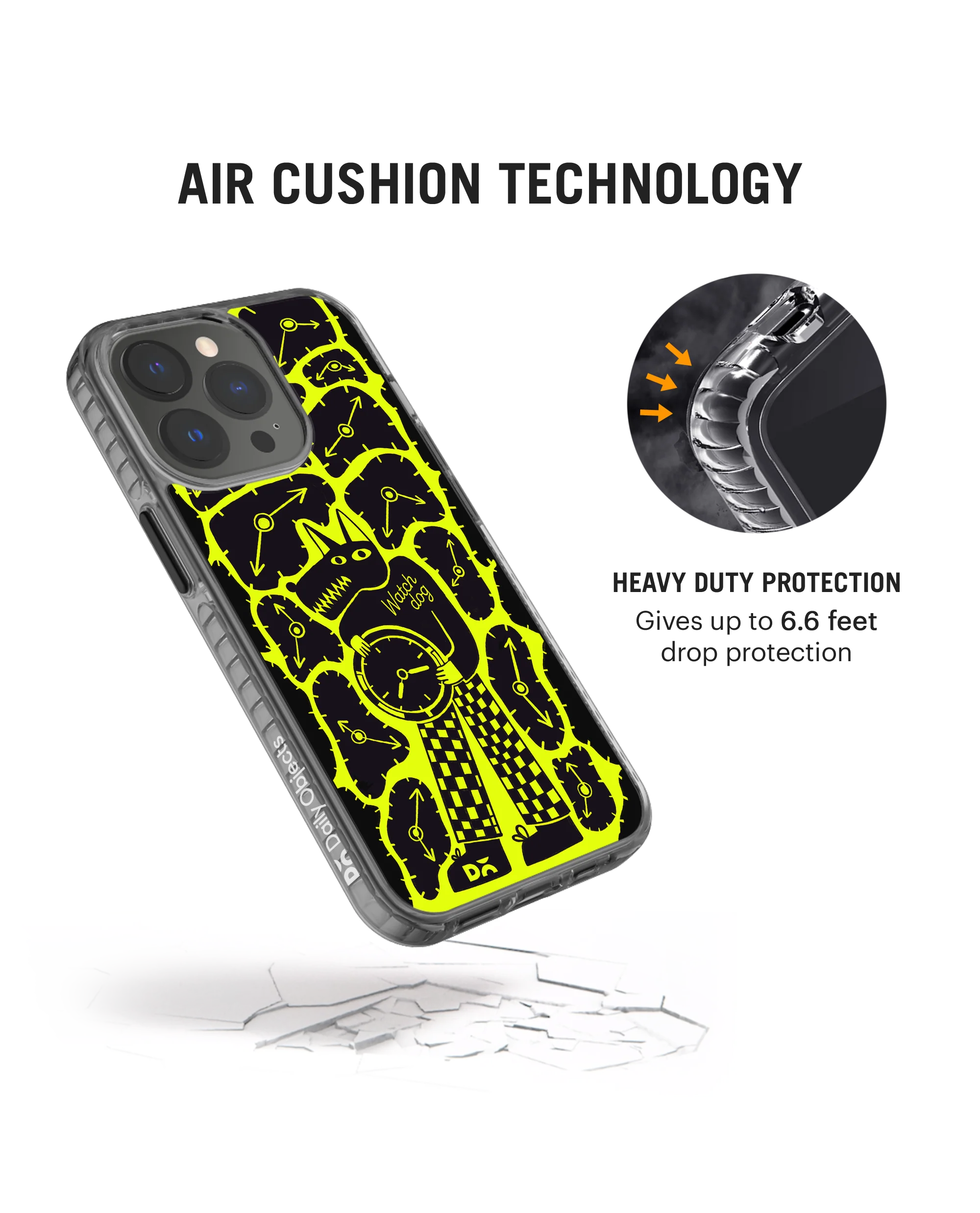 DailyObjects Watch Dog Stride 2.0 Phone Case Cover For iPhone 15 Pro - Image 5