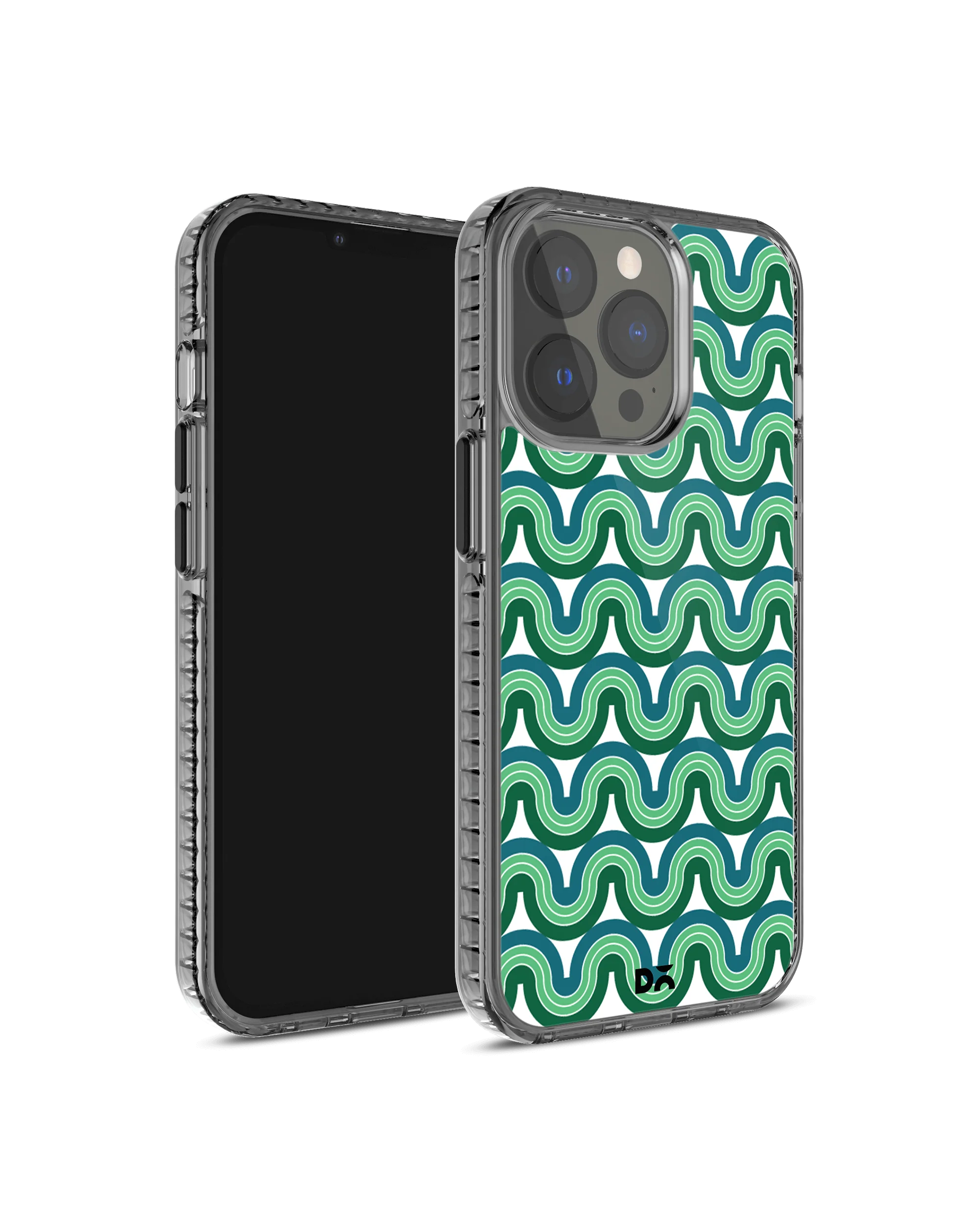 DailyObjects Wavey Green Stride 2.0 Case Cover For iPhone 13 Pro - Image 2