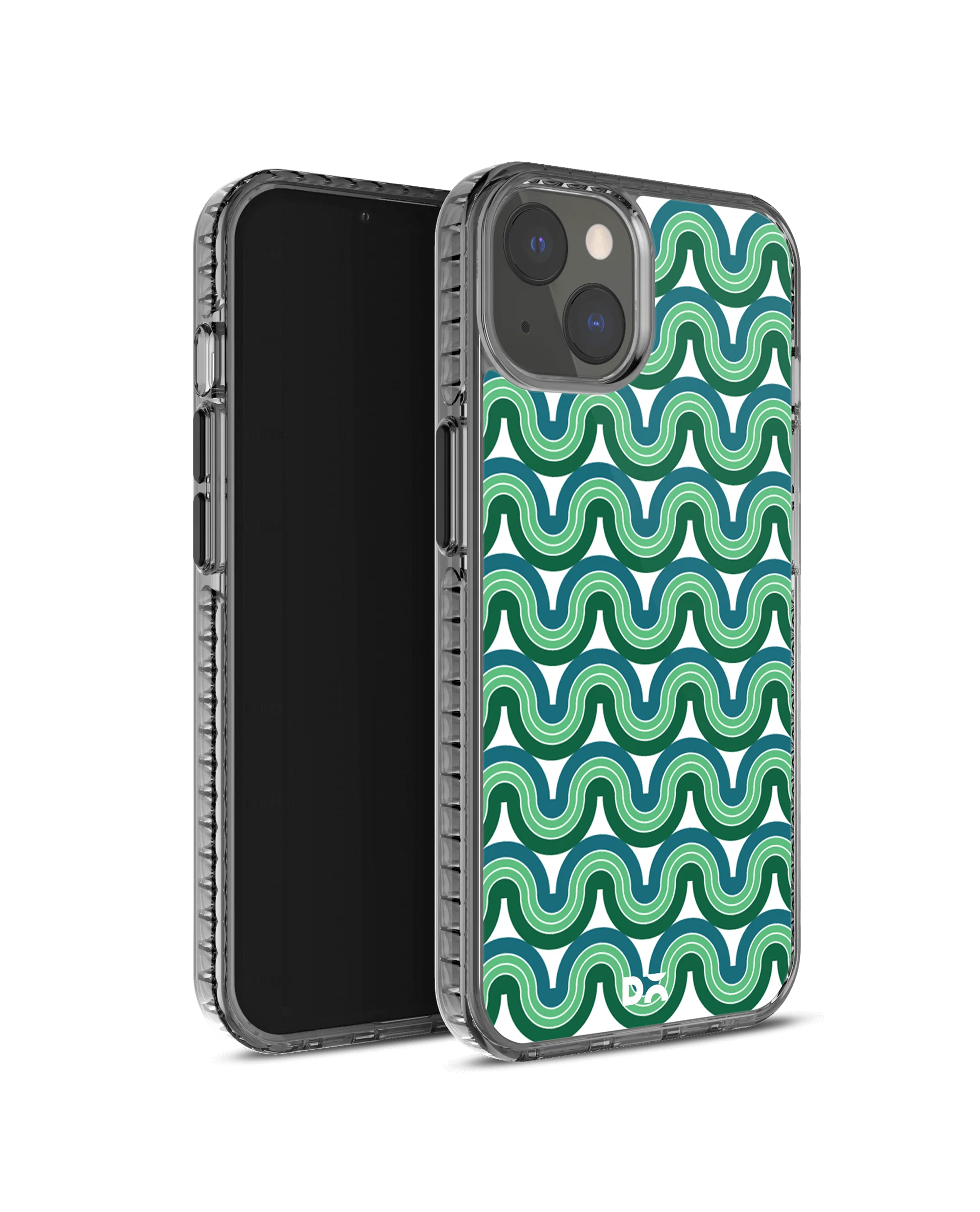 DailyObjects Wavey Green Stride 2.0 Phone Case Cover For iPhone 14 - Image 2