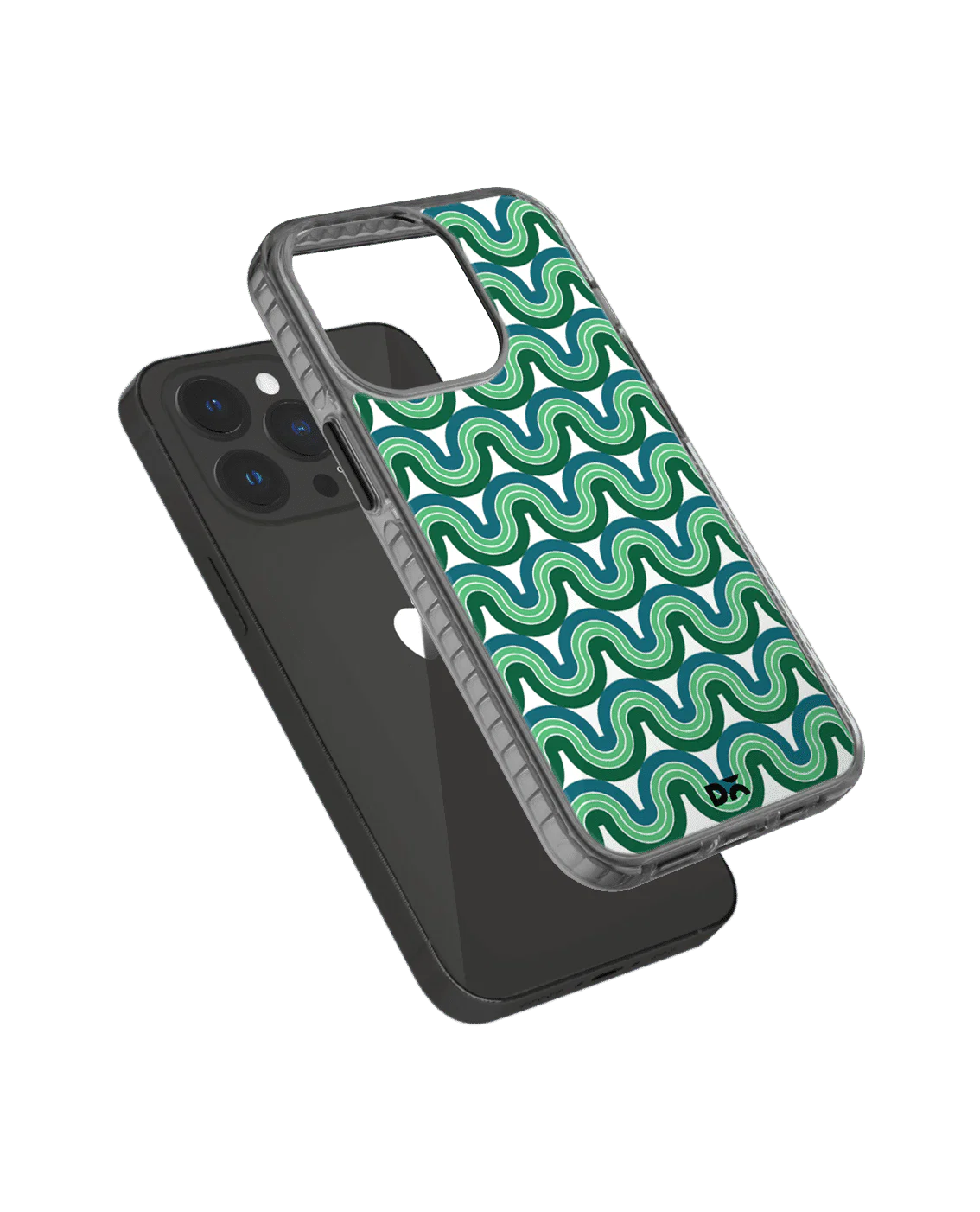 DailyObjects Wavey Green Stride 2.0 Phone Case Cover For iPhone 14 Pro Max - Image 4