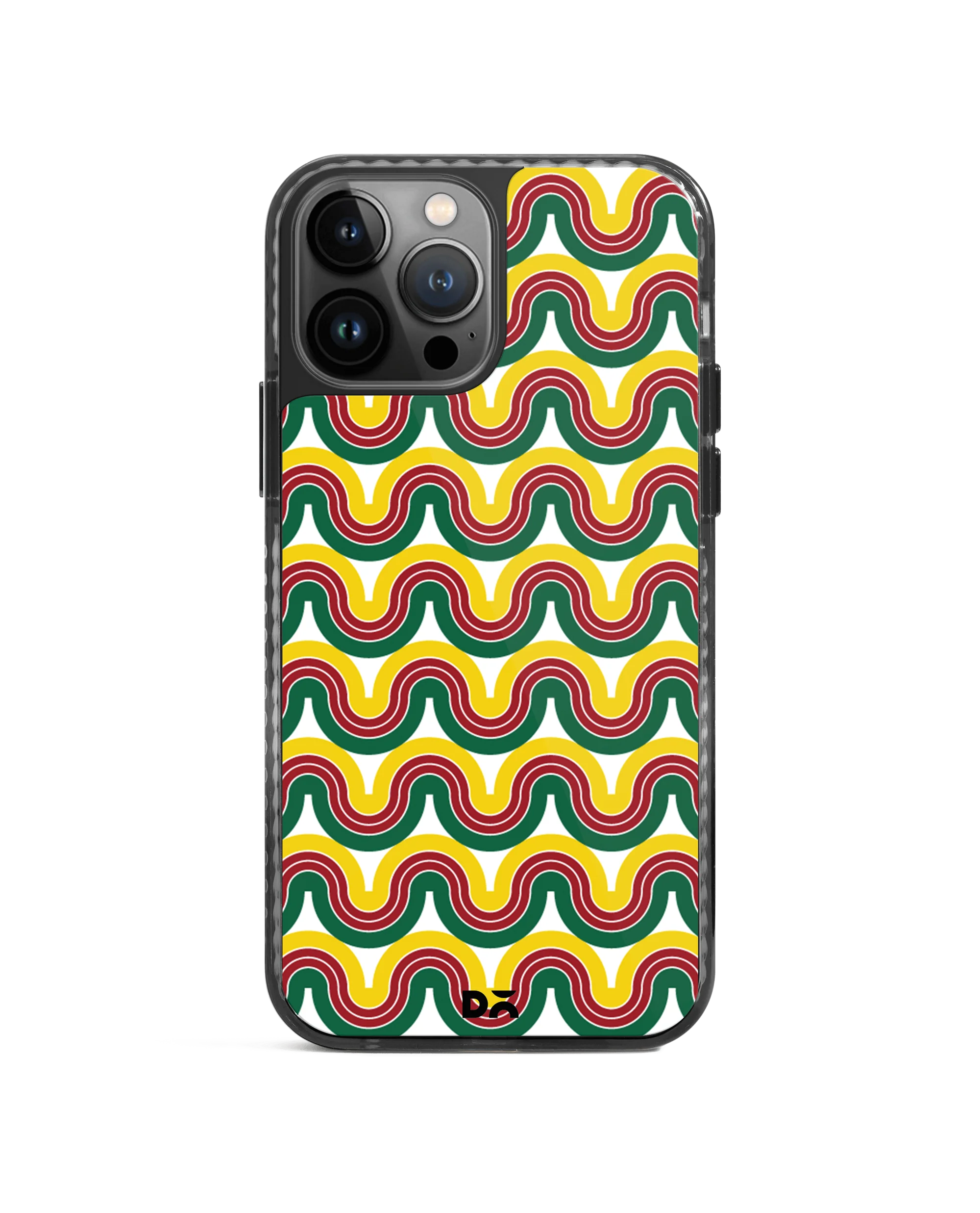 DailyObjects Wavey Maroon Stride 2.0 Case Cover For iPhone 13 Pro