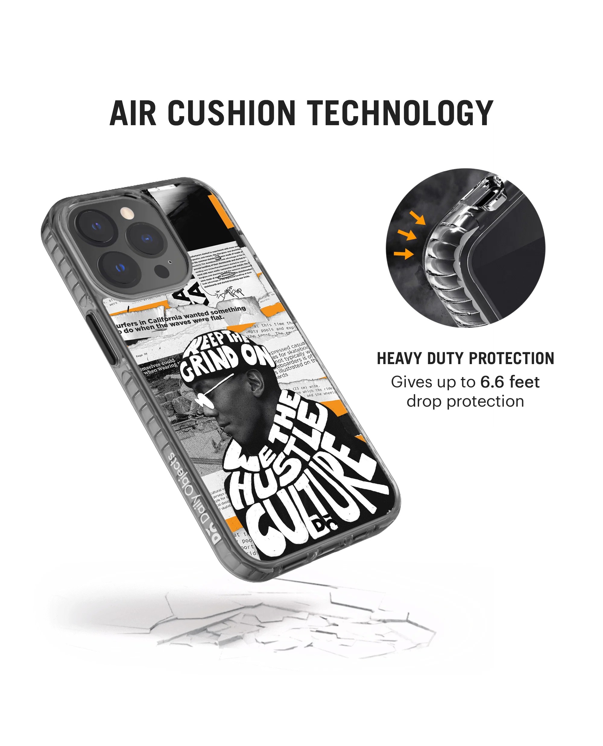 DailyObjects We The Hustle Cultre Stride 2.0 Case Cover For iPhone 13 Pro - Image 3