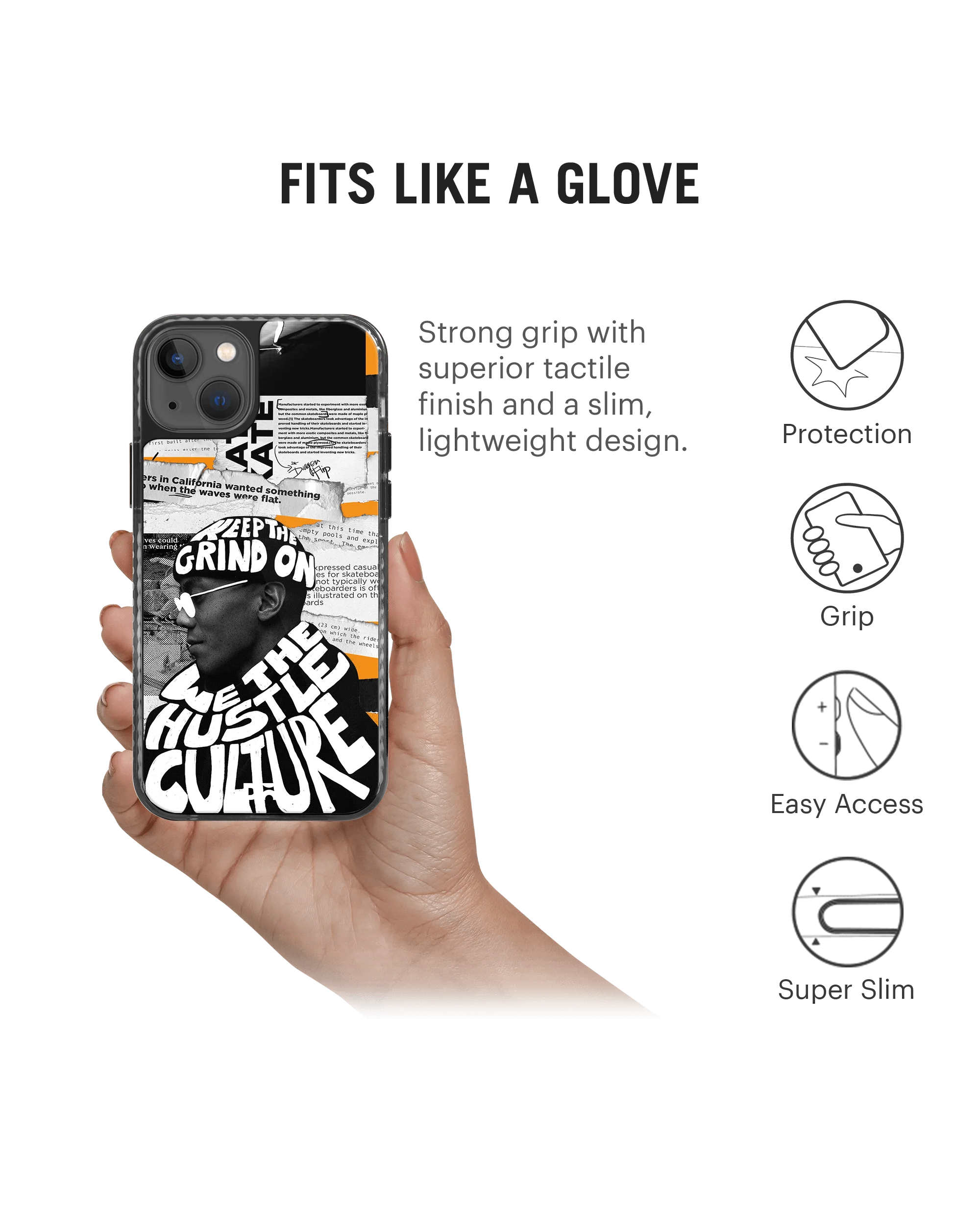 DailyObjects We The Hustle Cultre Stride 2.0 Case Cover For iPhone 13 - Image 5