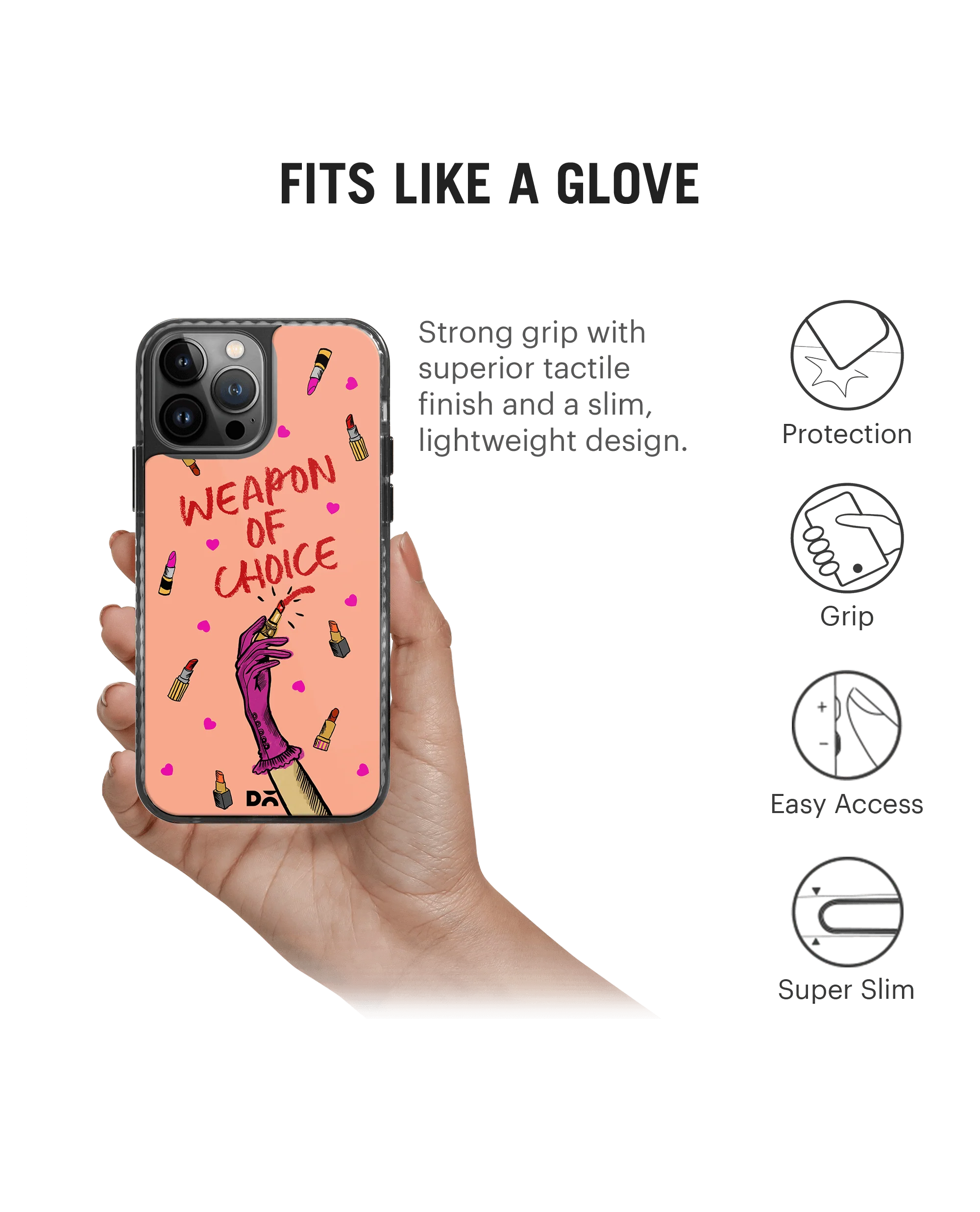 DailyObjects Weapon of Choice Stride 2.0 Phone Case Cover For iPhone 14 Pro - Image 2