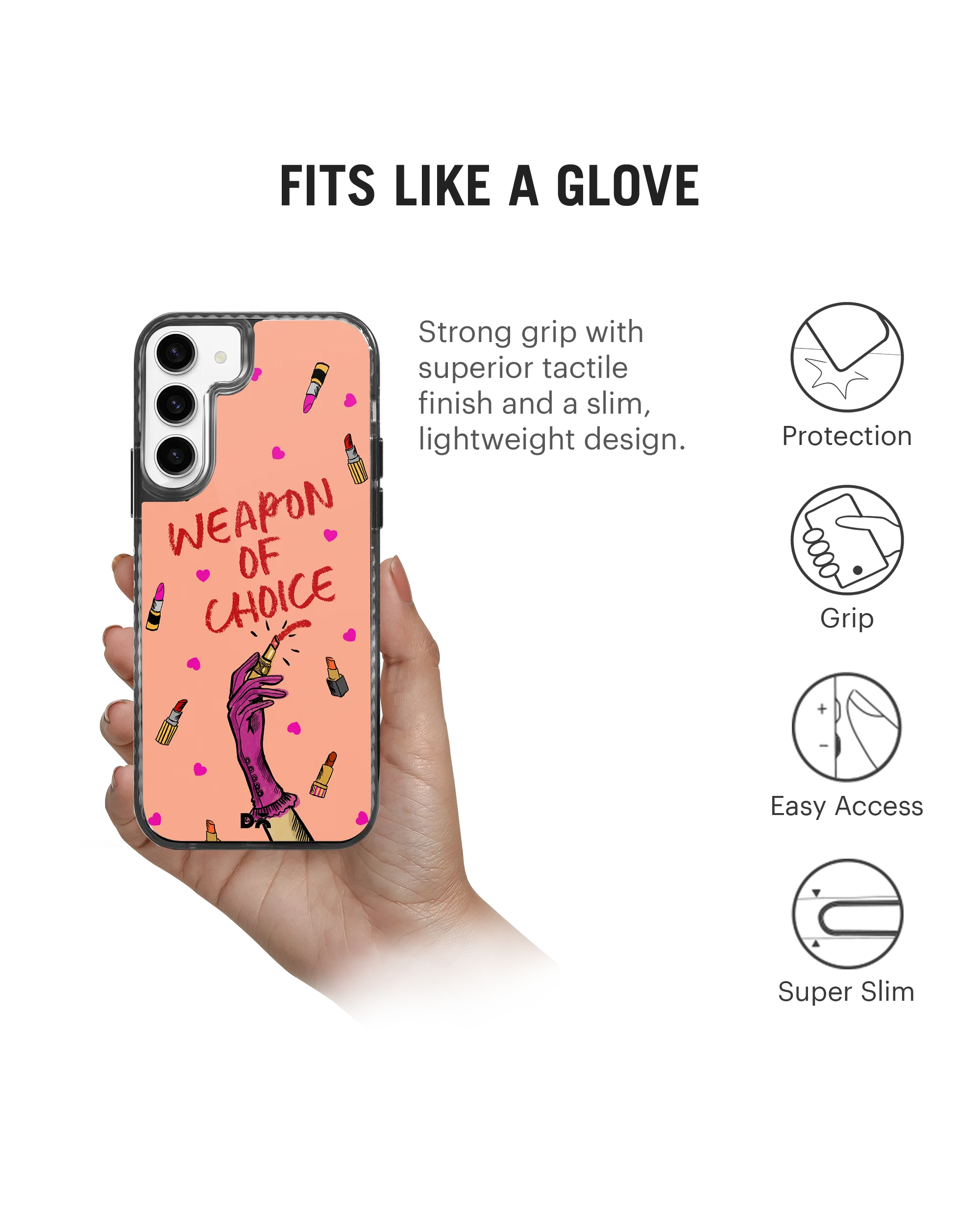 DailyObjects Weapon of Choice Stride 2.0 Case Cover For Samsung Galaxy S23 Plus - Image 5