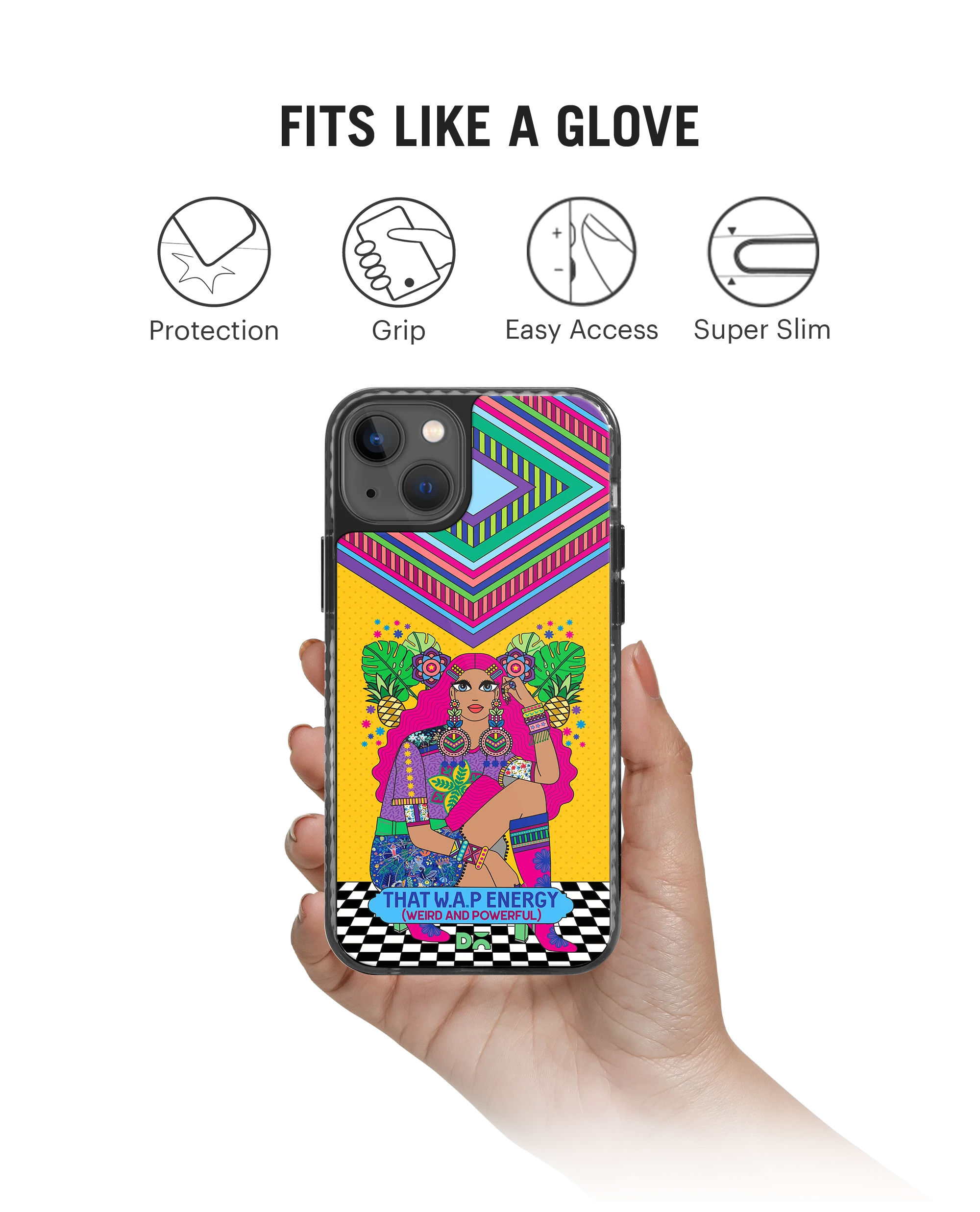 DailyObjects Weird & Powerful Stride 2.0 Phone Case Cover For iPhone 15 - Image 2