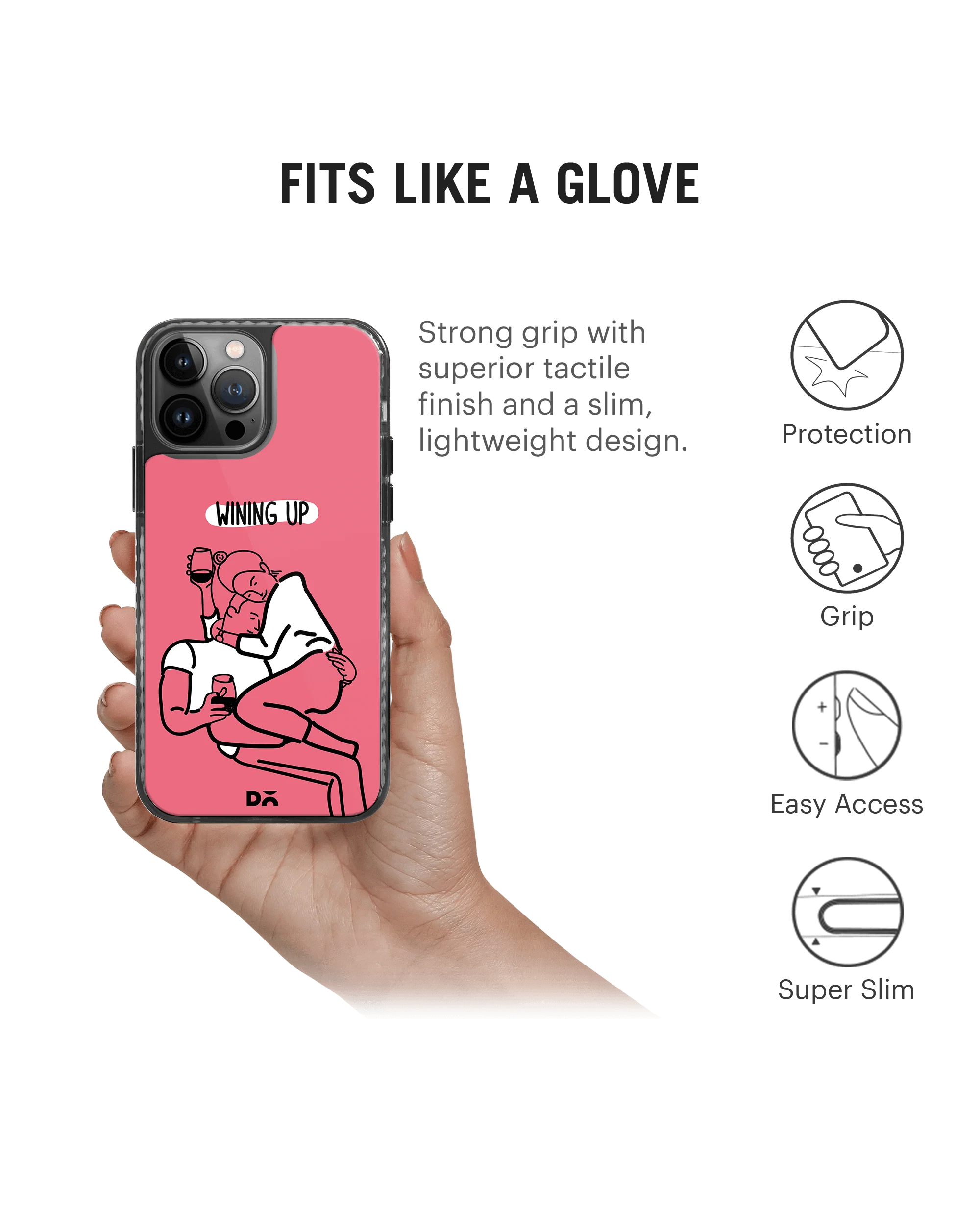 DailyObjects Wining Up Stride 2.0 Case Cover For iPhone 13 Pro - Image 2