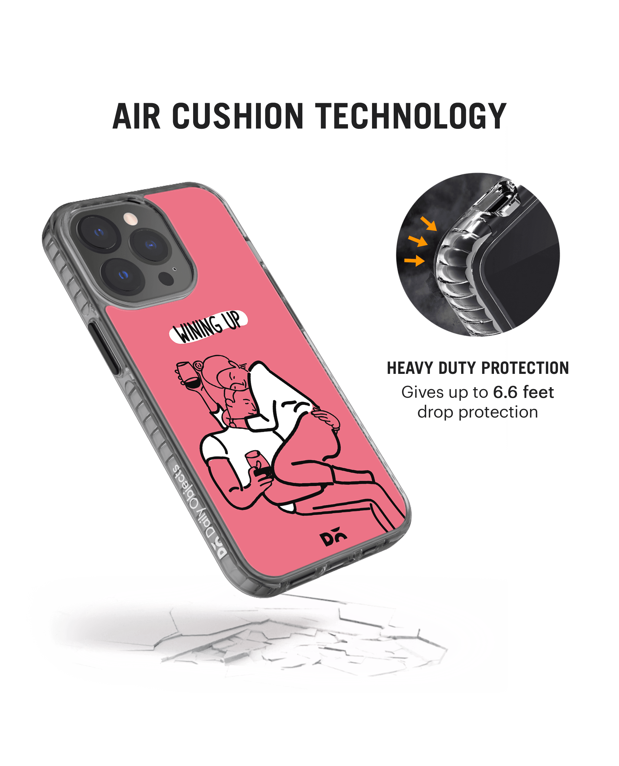 DailyObjects Wining Up Stride 2.0 Case Cover For iPhone 13 Pro - Image 5