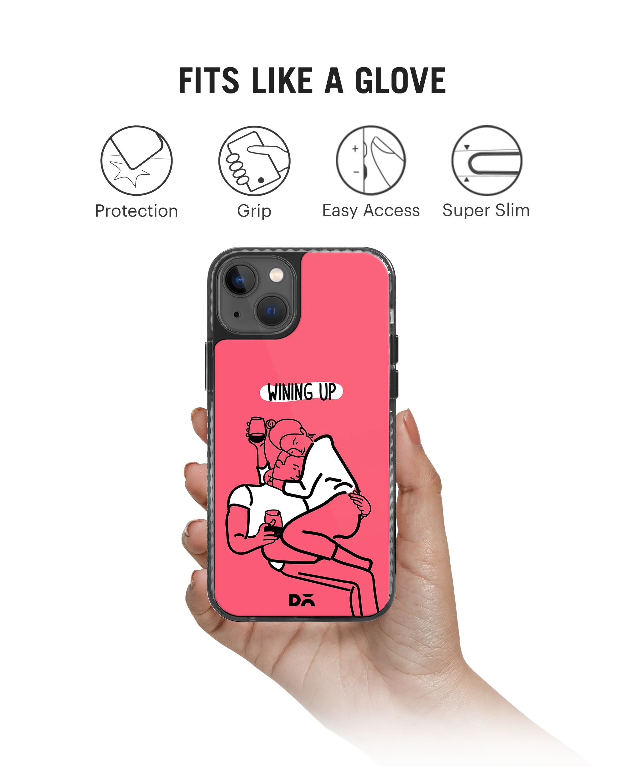 DailyObjects Wining Up Stride 2.0 Phone Case Cover For iPhone 15 Plus - Image 2
