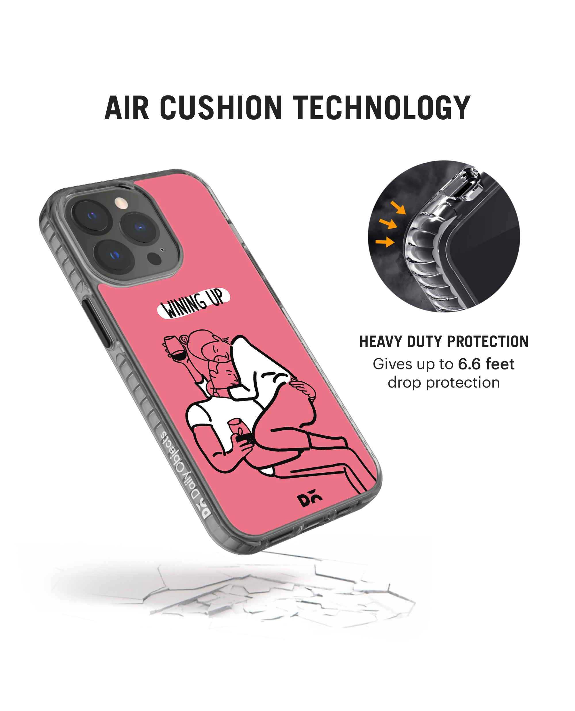 DailyObjects Wining Up Stride 2.0 Phone Case Cover For iPhone 15 Pro - Image 5