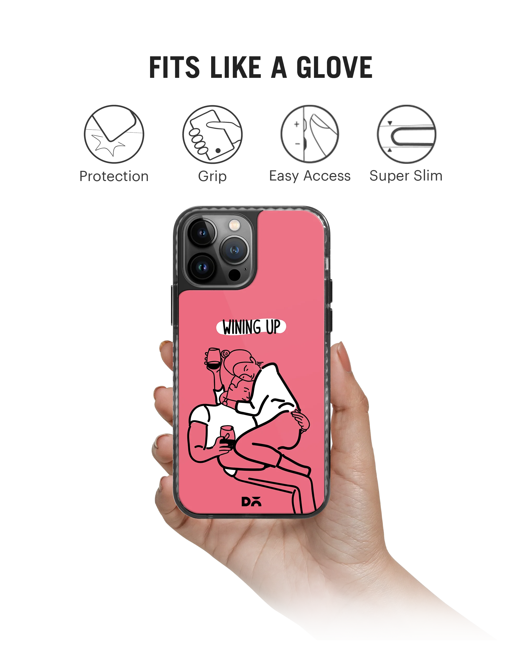 DailyObjects Wining Up Stride 2.0 Phone Case Cover For iPhone 15 Pro Max - Image 2