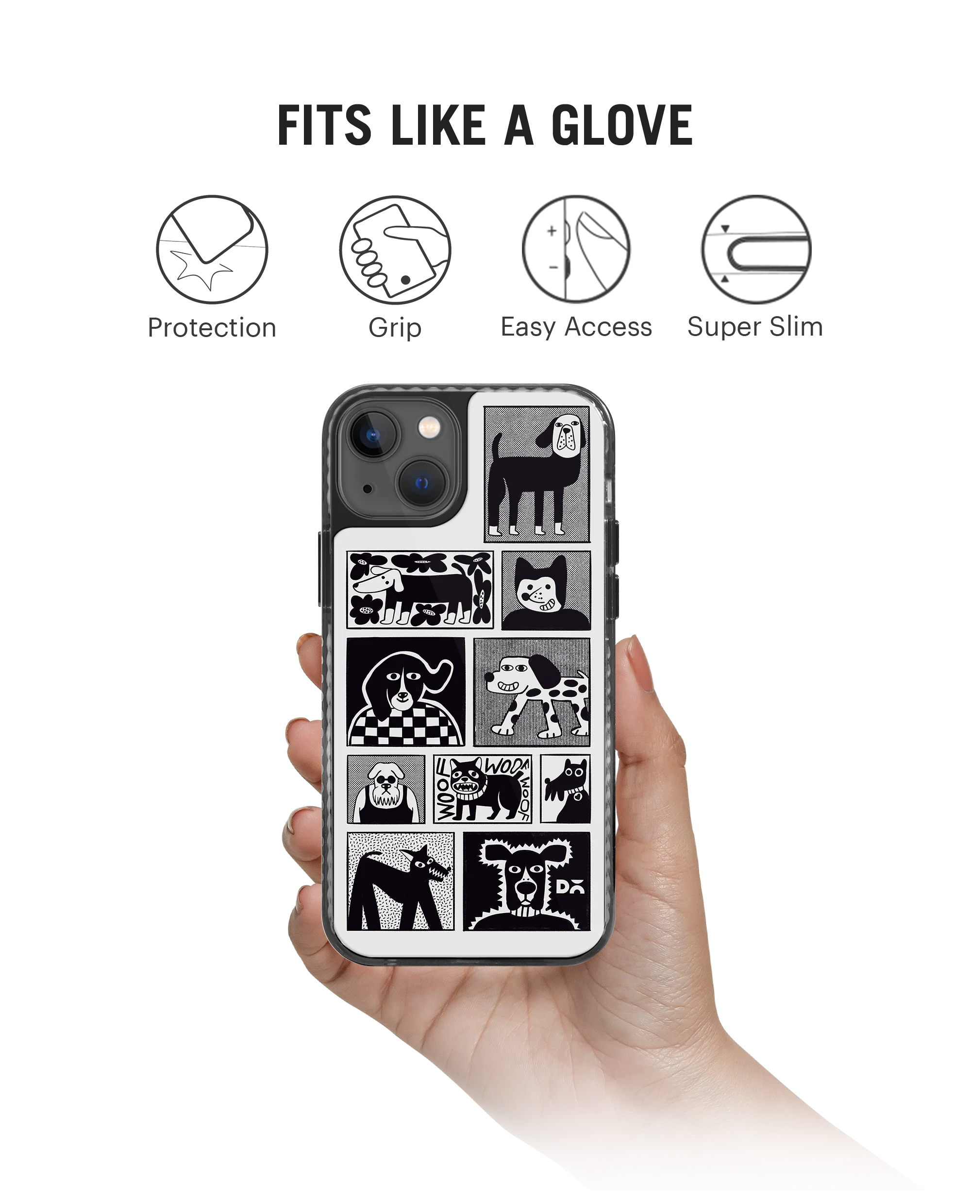 DailyObjects Woof Tribe Stride 2.0 Phone Case Cover For iPhone 15 - Image 2