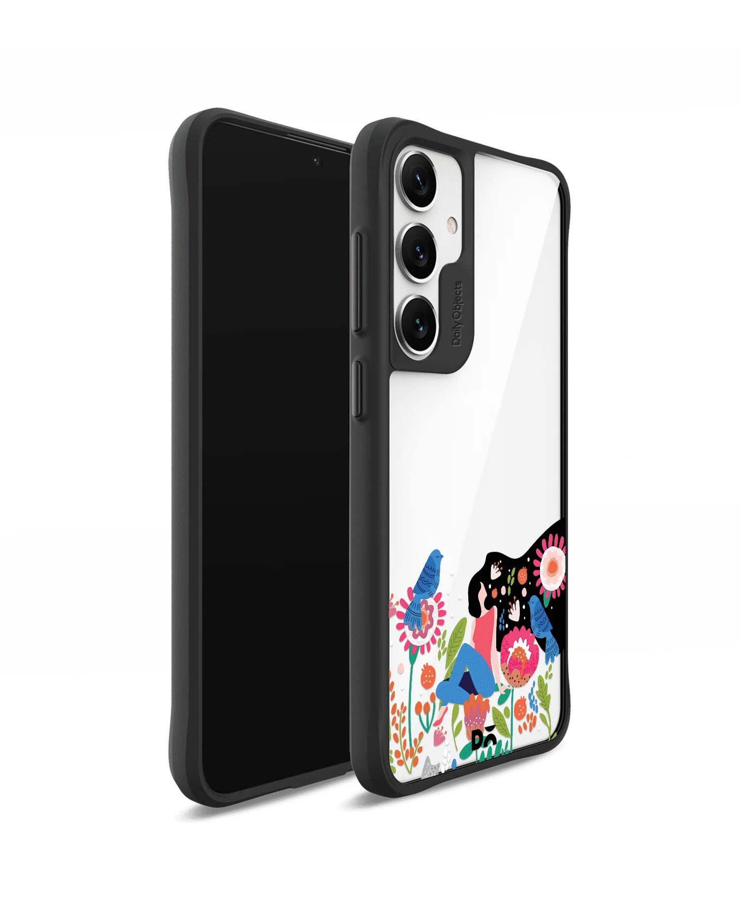 Day Dreamer Black Hybrid Clear Case Cover For Samsung Galaxy S24 Plus - Image 3