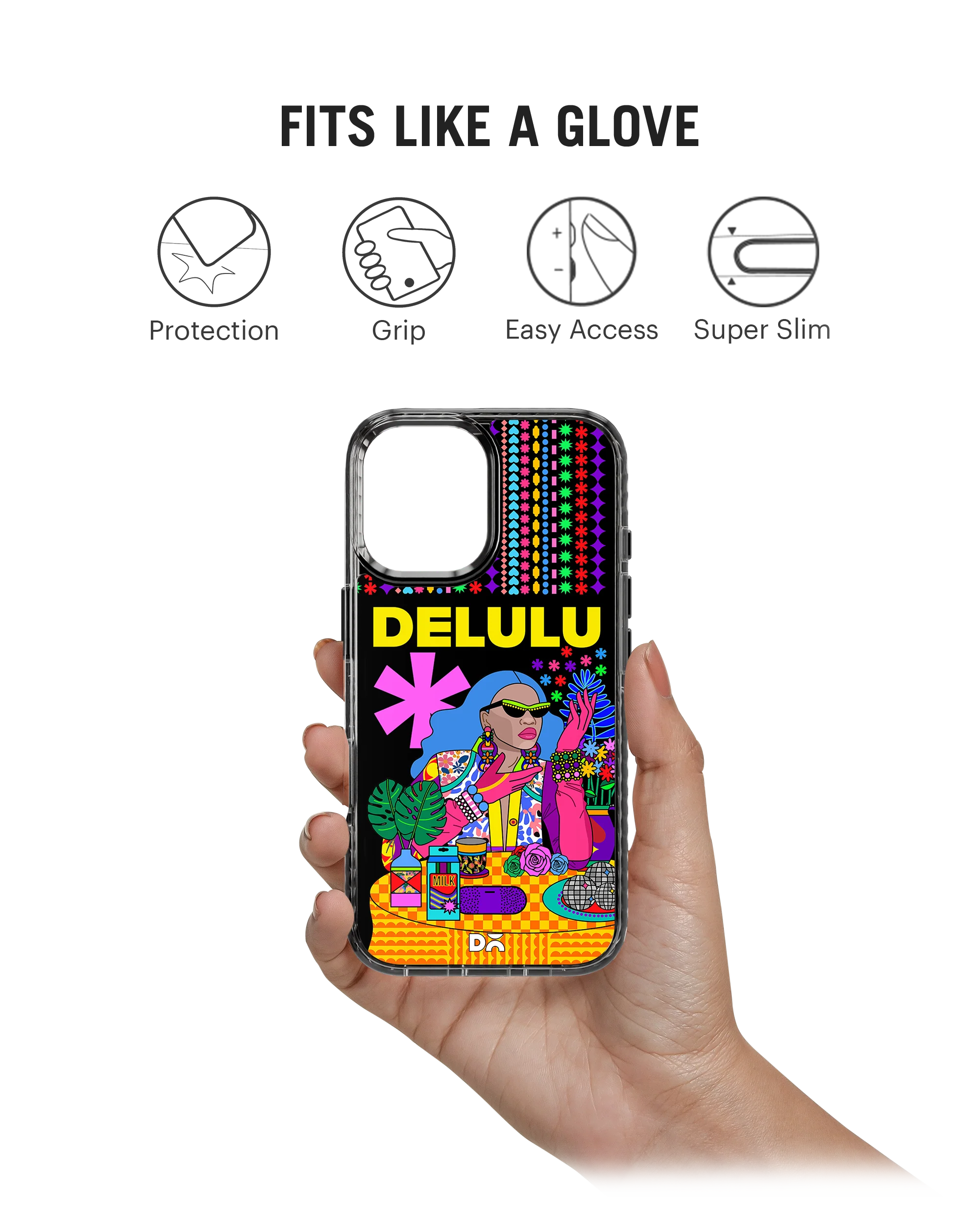 Delulu Stride 2.0 MagSafe Case Cover For iPhone 16 - Image 2