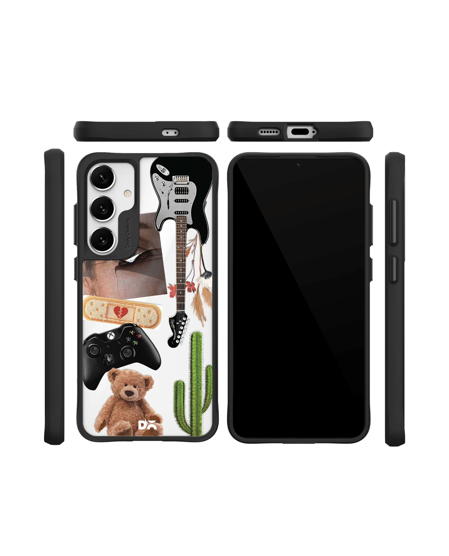 Desert Drop Black Hybrid Clear Case Cover For Samsung Galaxy S24 - Image 10