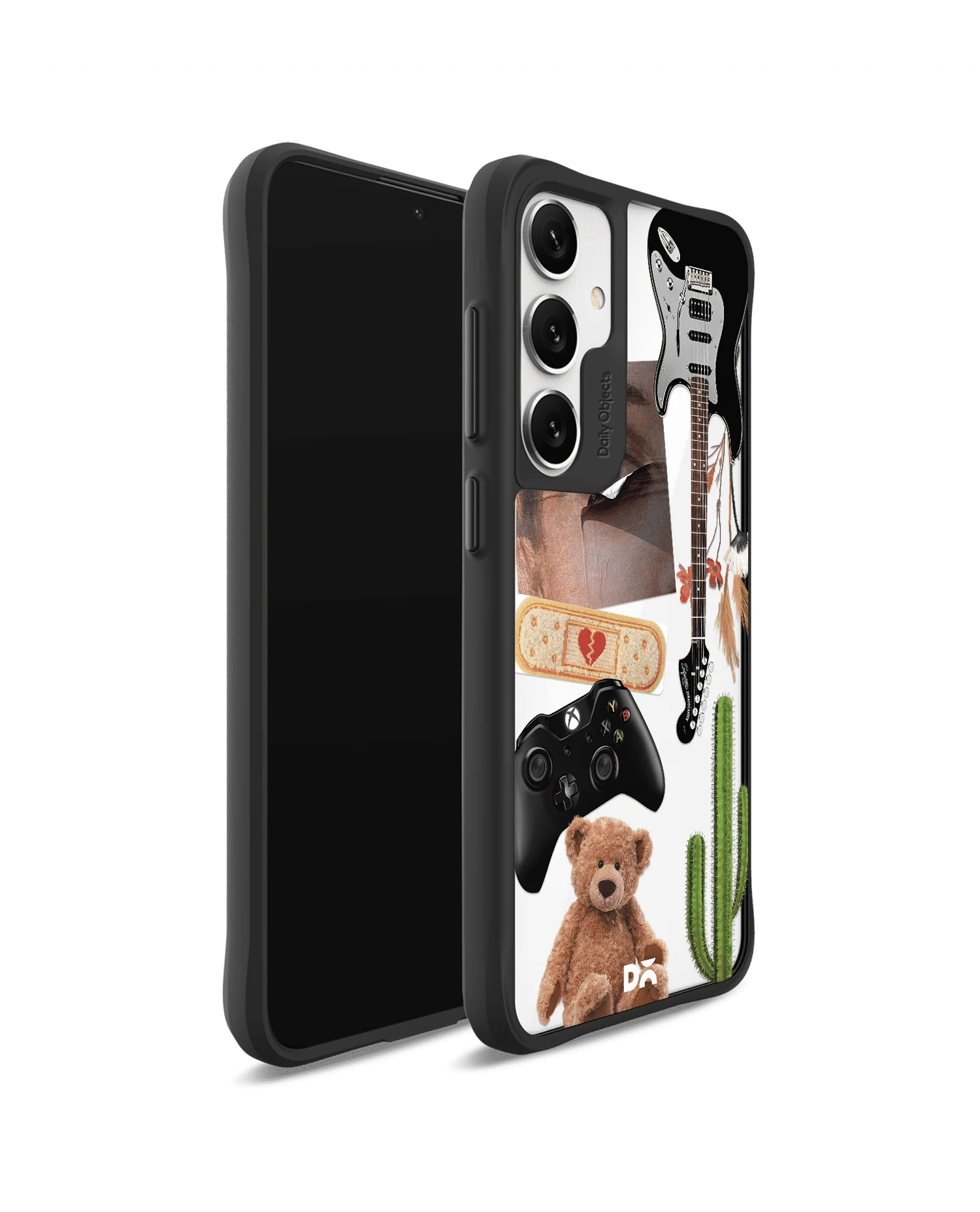 Desert Drop Black Hybrid Clear Case Cover For Samsung Galaxy S24 Plus - Image 3