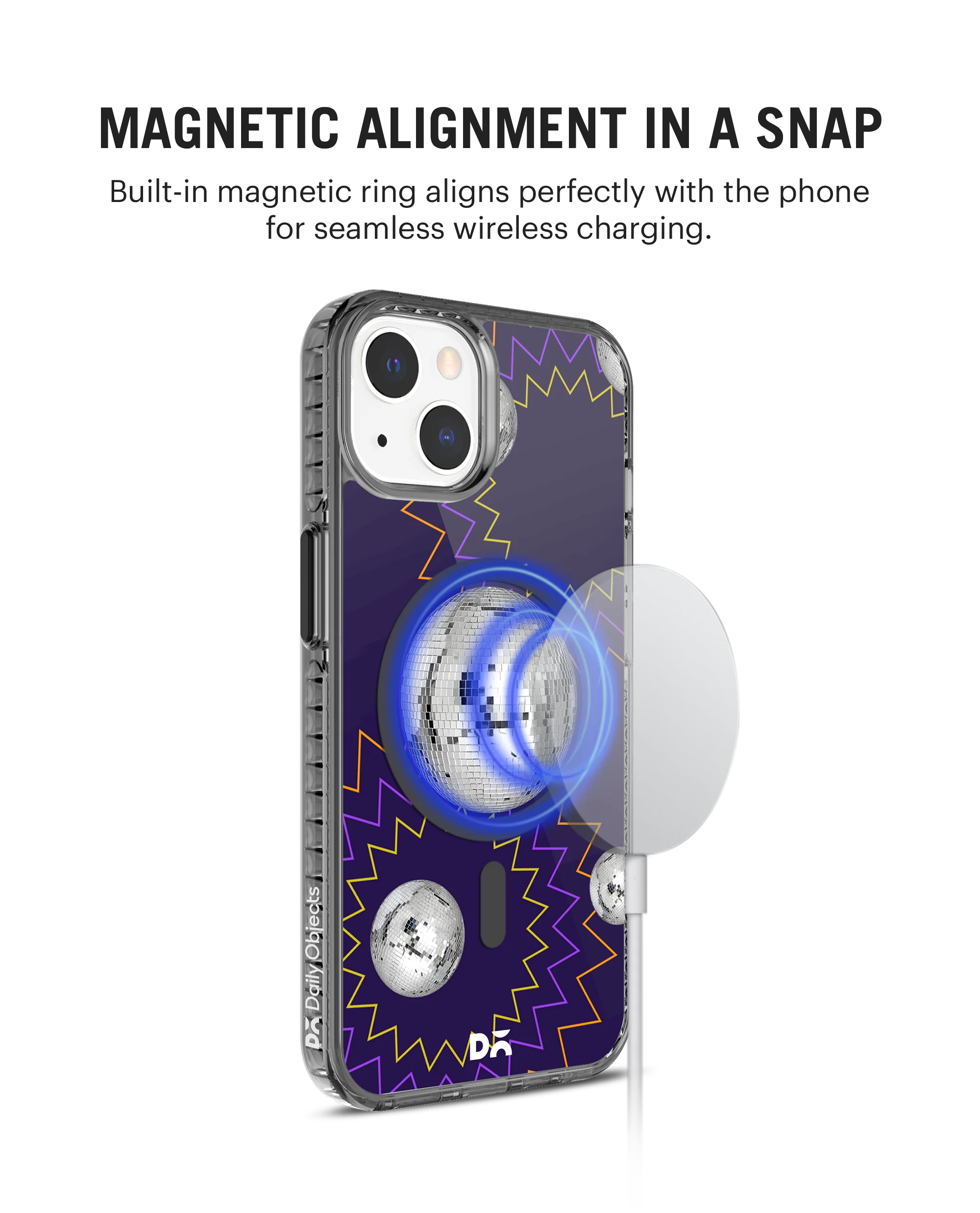 Disco Ball Stride 2.0 Clear MagSafe Phone Case Cover For iPhone 15 Plus - Image 2