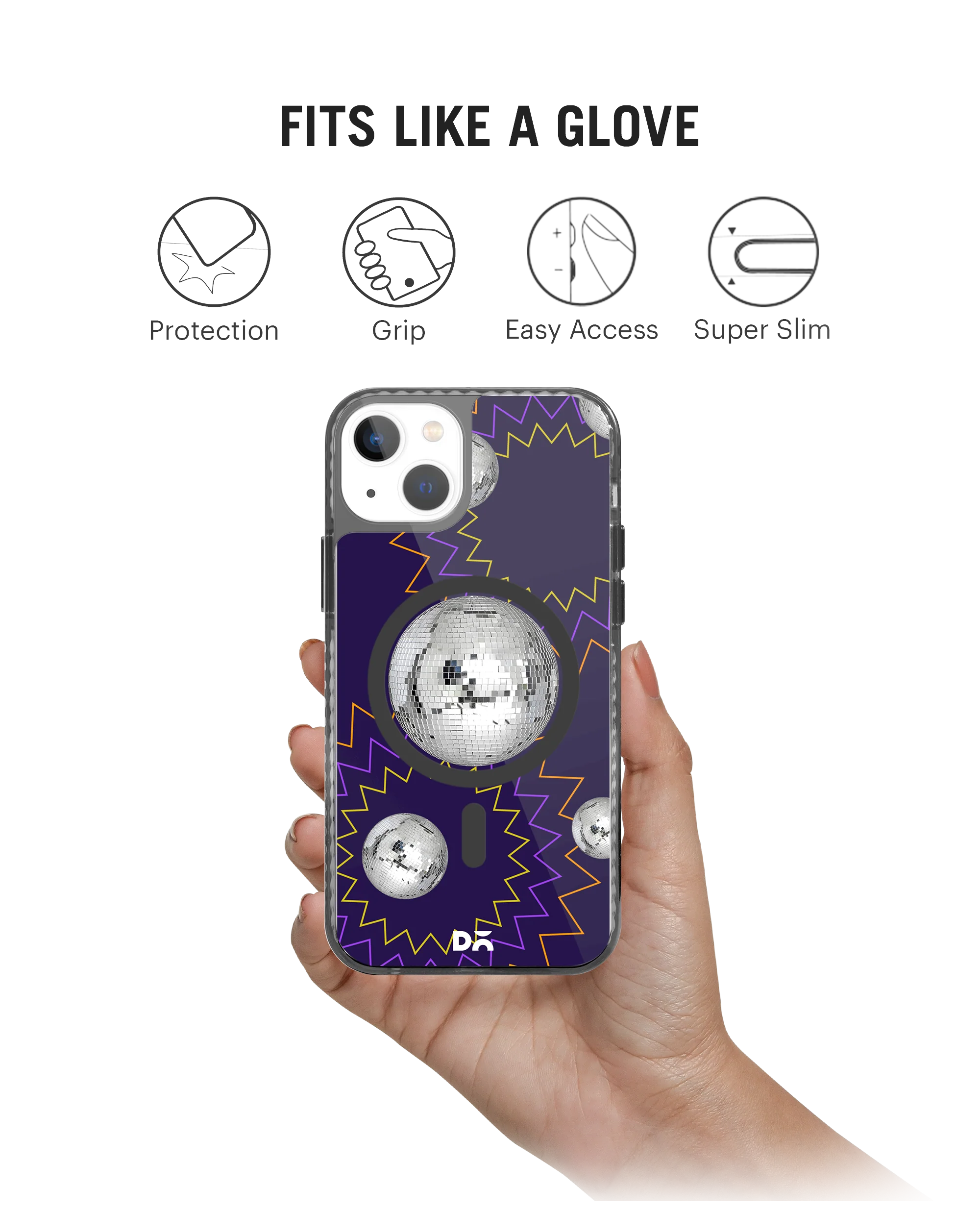 Disco Ball Stride 2.0 Clear MagSafe Phone Case Cover For iPhone 15 Plus - Image 9