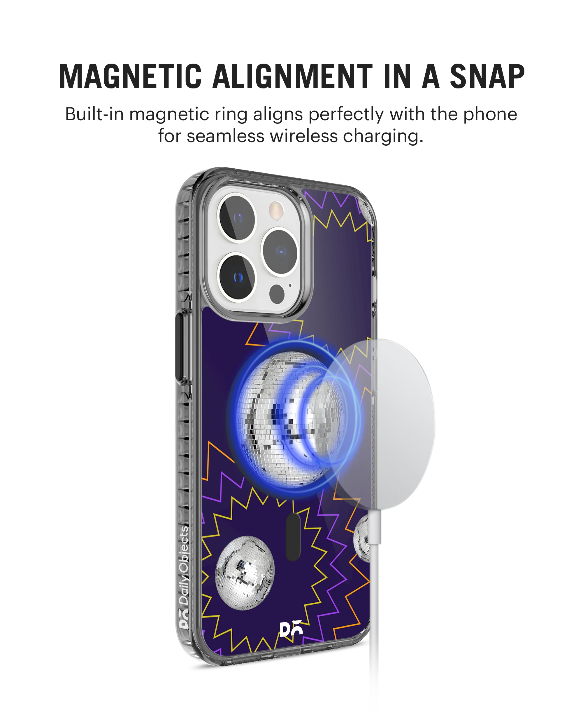 Disco Ball Stride 2.0 Clear MagSafe Phone Case Cover For iPhone 15 Pro Max - Image 2