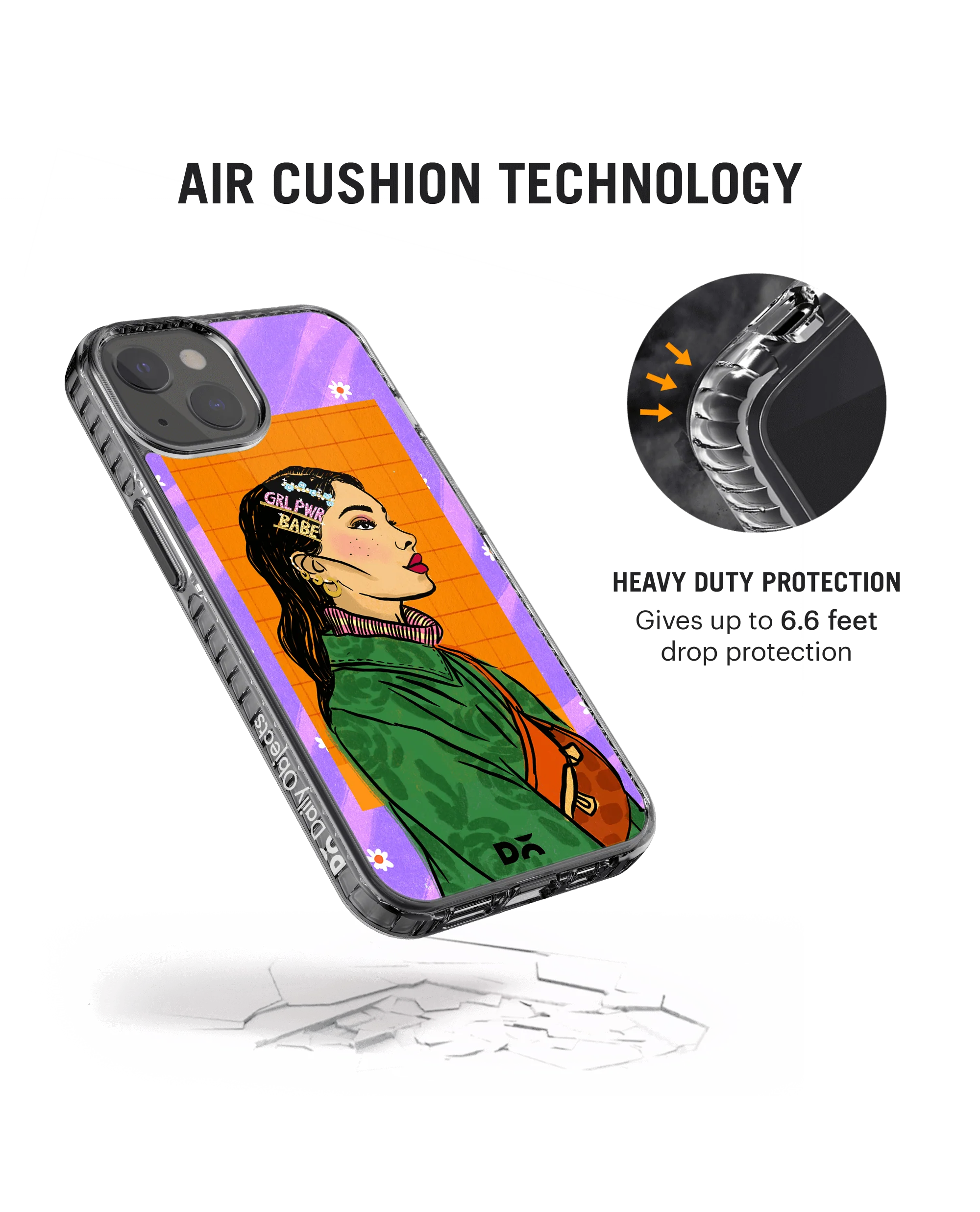 Girl Power Babe Stride 2.0 Case Cover For iPhone 13 Mini - Image 2