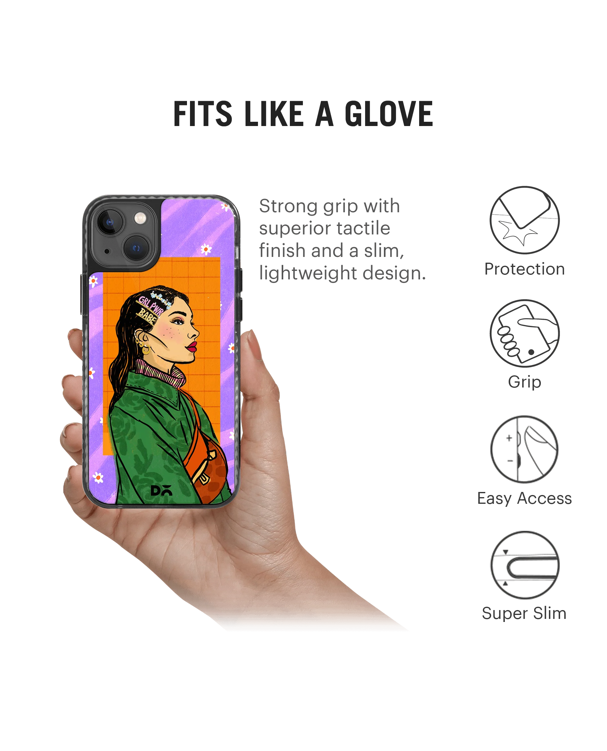 Girl Power Babe Stride 2.0 Case Cover For iPhone 13 Mini - Image 5