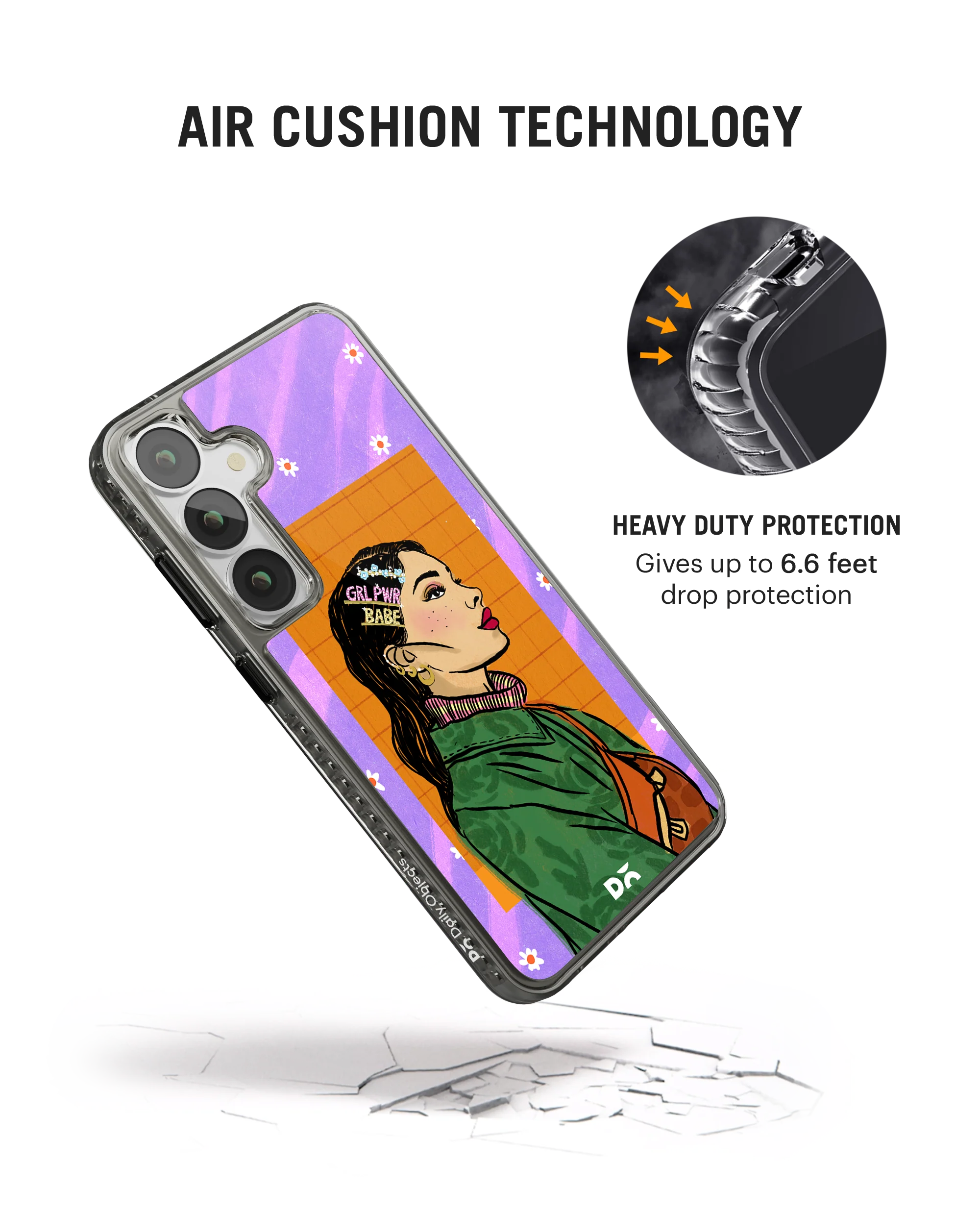 Girl Power Babe Stride 2.0 Case Cover For Samsung Galaxy S24 Plus - Image 2