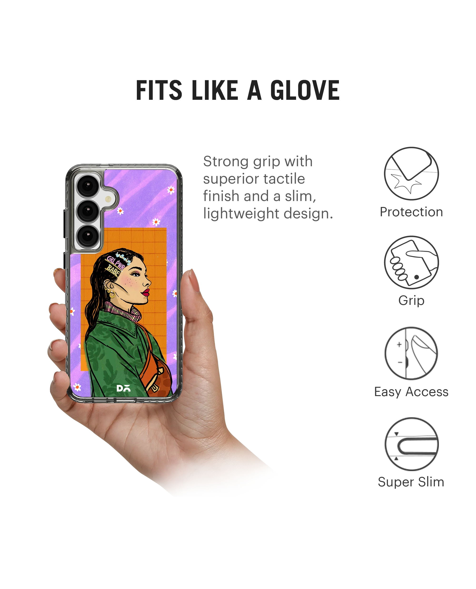 Girl Power Babe Stride 2.0 Case Cover For Samsung Galaxy S24 Plus - Image 5