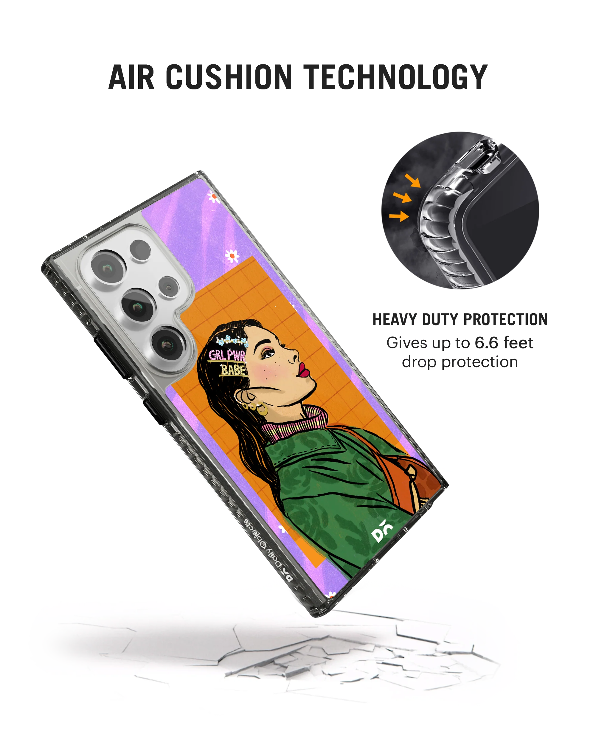 Girl Power Babe Stride 2.0 Case Cover For Samsung Galaxy S24 Ultra - Image 2