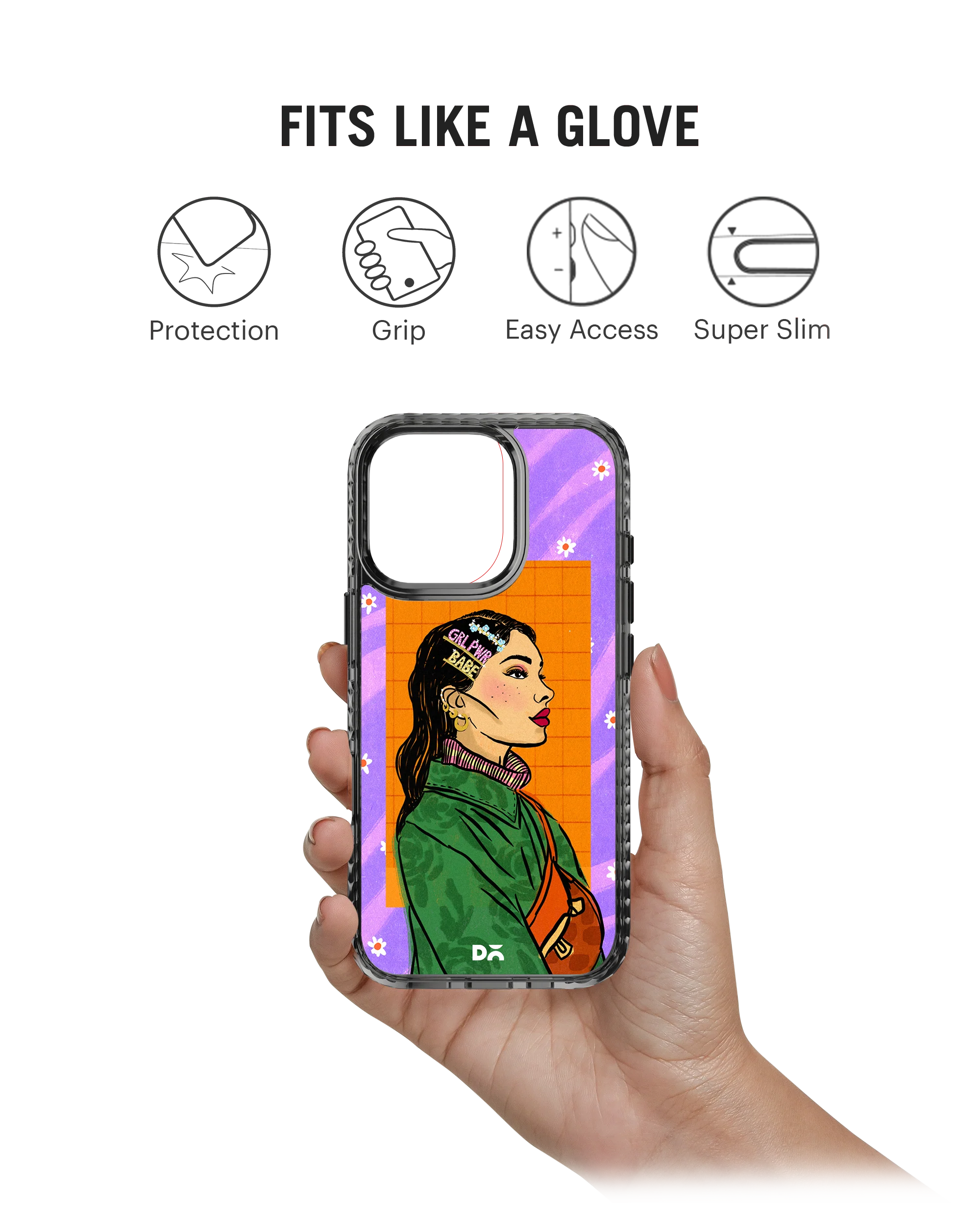 Girl Power Babe Stride 2.0 MagSafe Case Cover For iPhone 16 Pro - Image 2