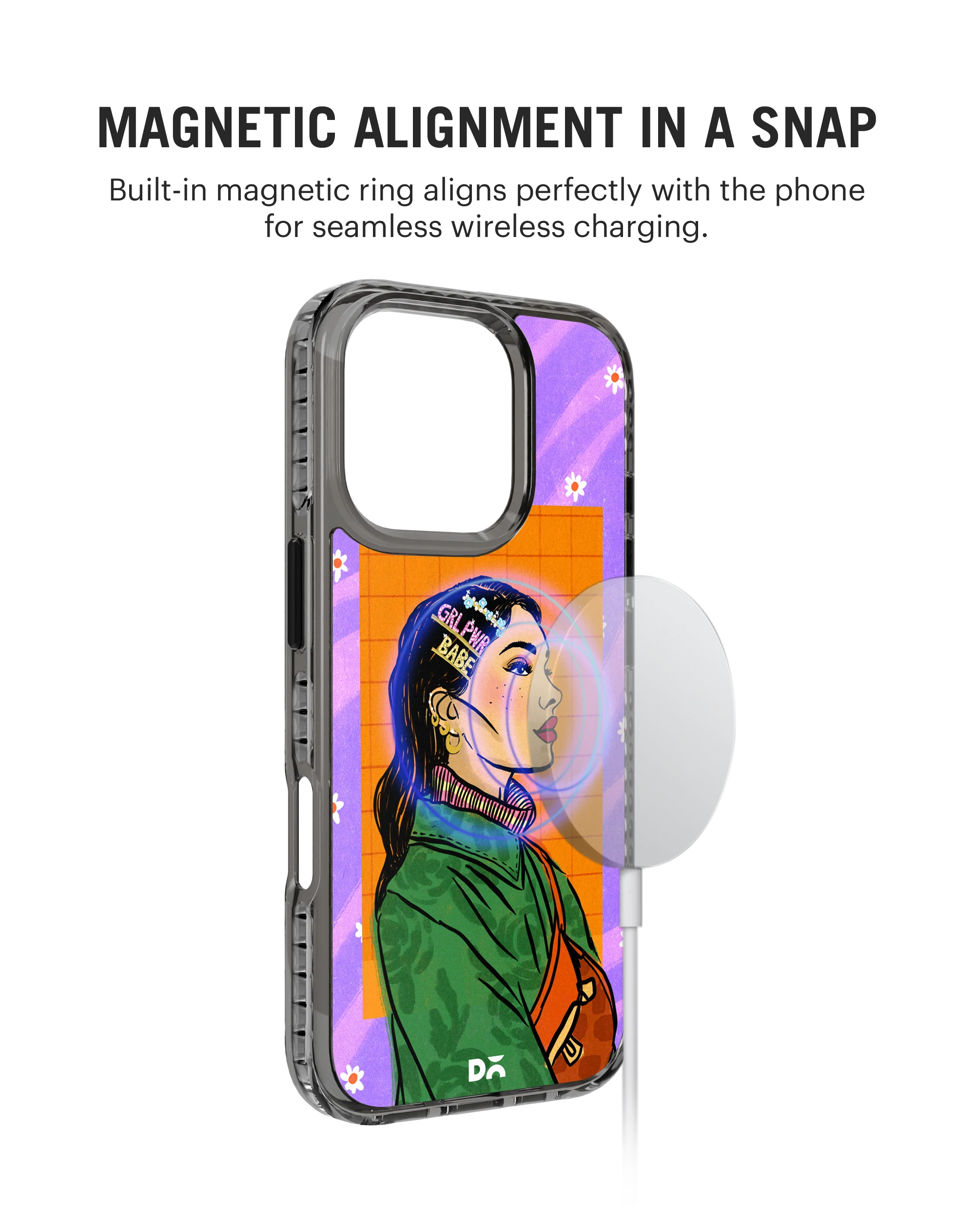 Girl Power Babe Stride 2.0 MagSafe Case Cover For iPhone 16 Pro Max - Image 3