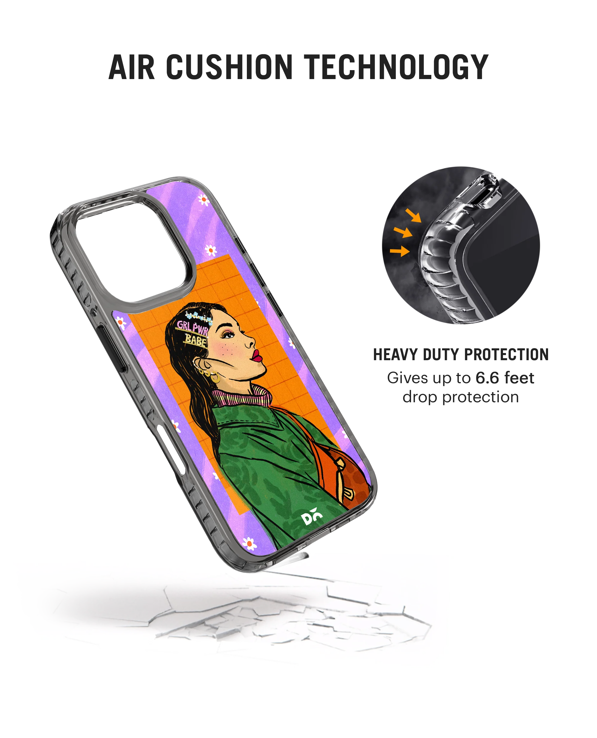 Girl Power Babe Stride 2.0 MagSafe Case Cover For iPhone 16 Pro Max - Image 7