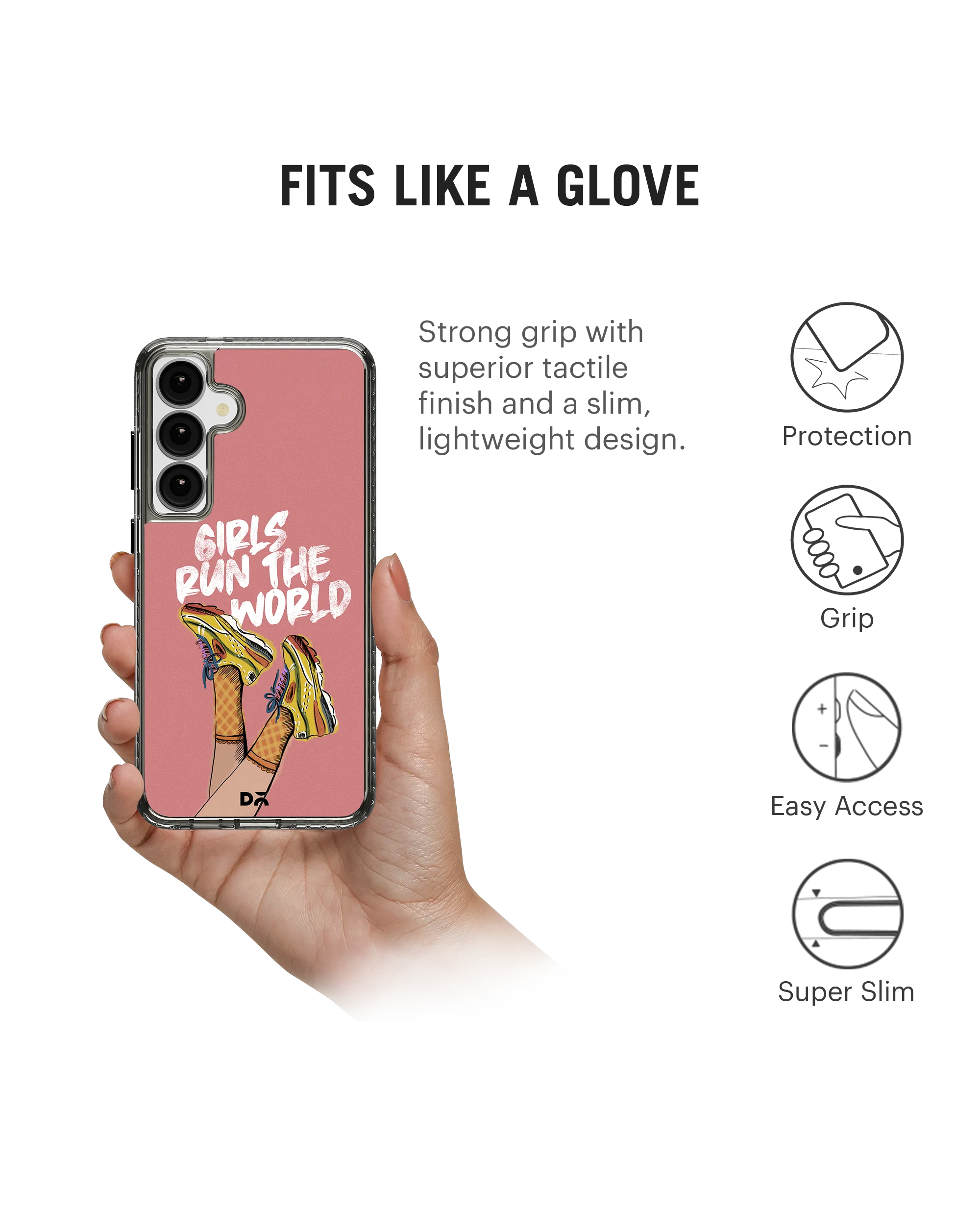 Girls Run The World Stride 2.0 Case Cover For Samsung Galaxy S24 Plus - Image 5