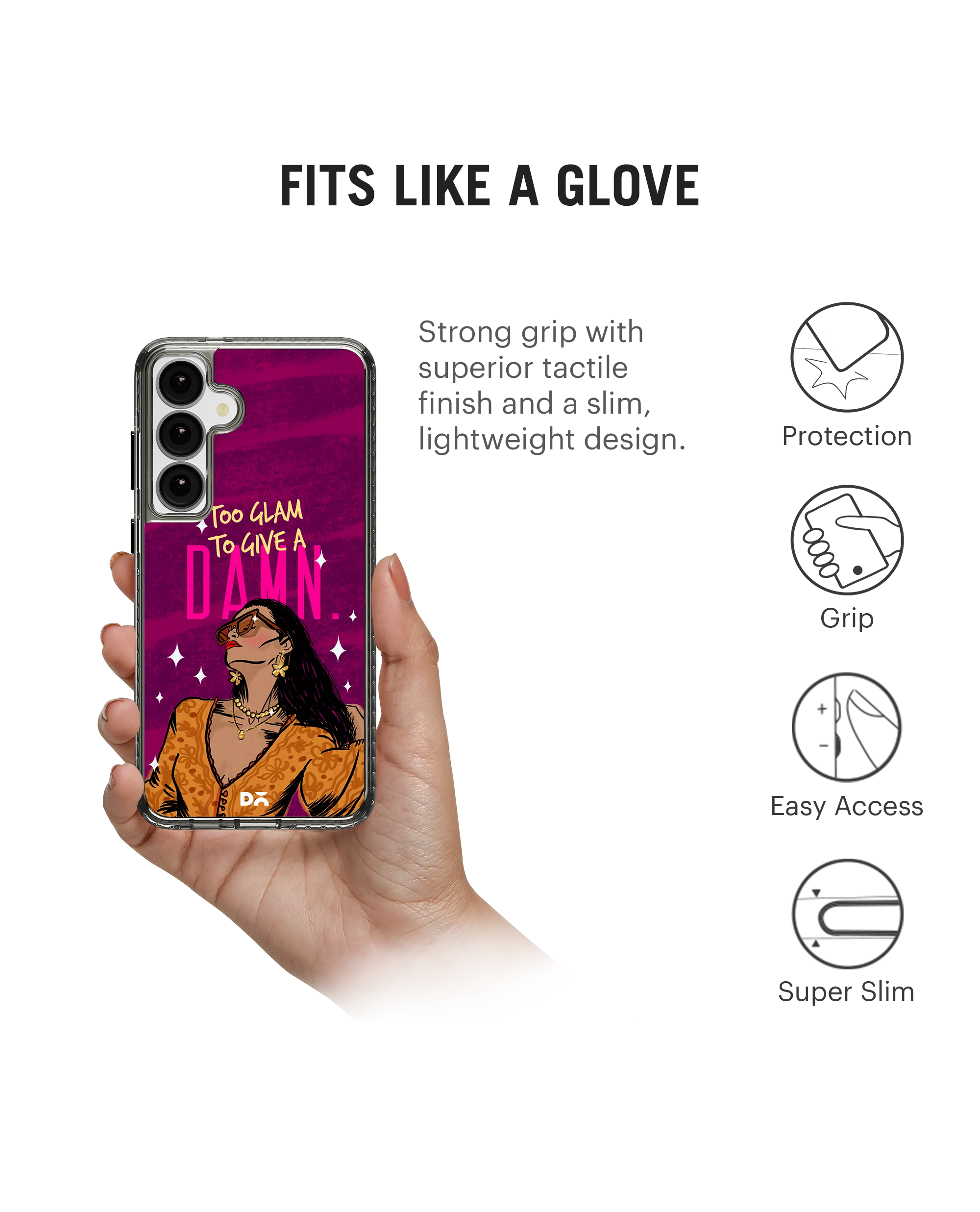 Glam No Damn Stride 2.0 Case Cover For Samsung Galaxy S24 Plus - Image 5