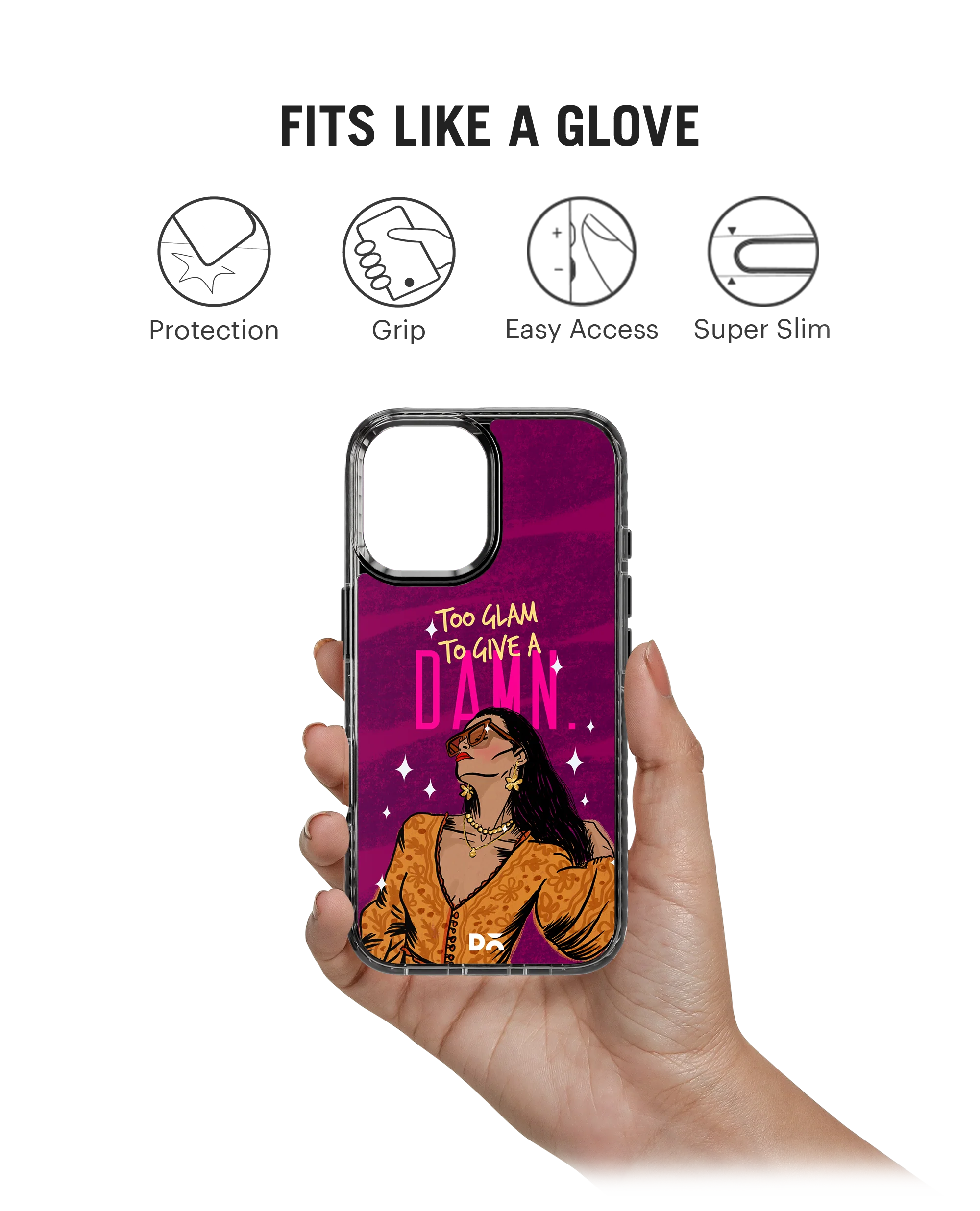 Glam No Damn Stride 2.0 MagSafe Case Cover For iPhone 16 - Image 2