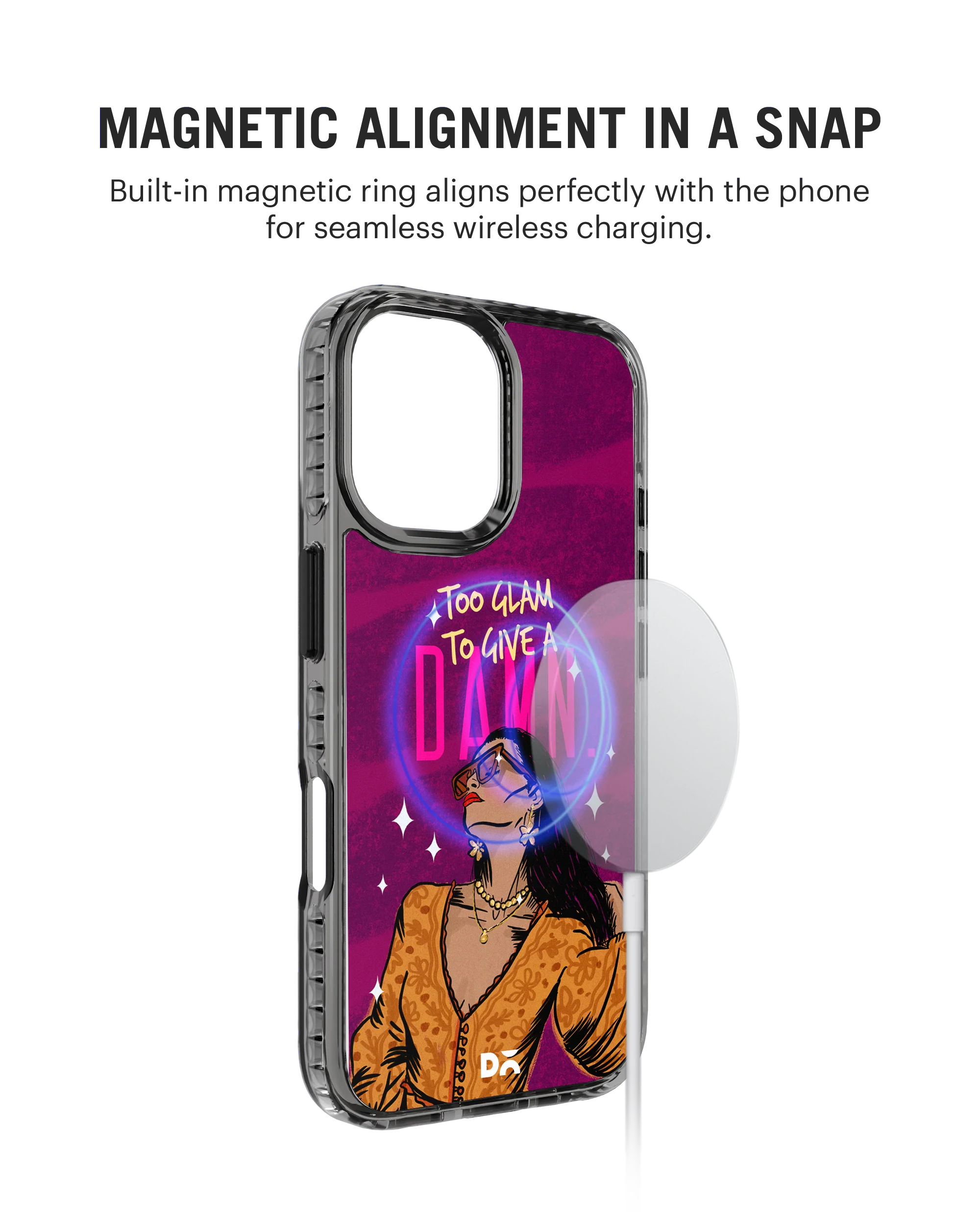 Glam No Damn Stride 2.0 MagSafe Case Cover For iPhone 16 - Image 3