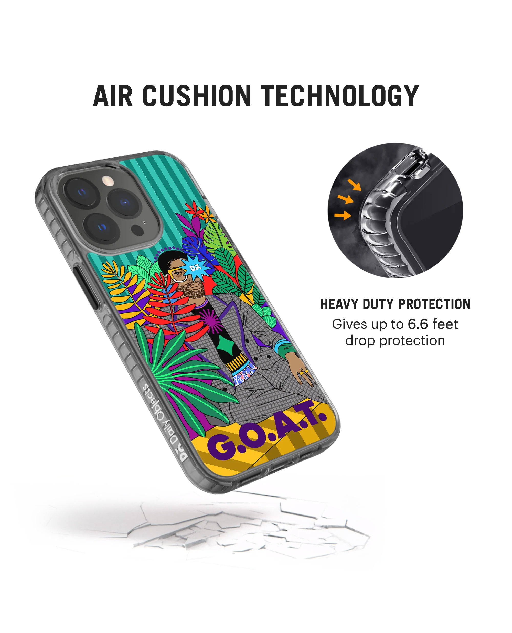 GOAT Stride 2.0 Phone Case Cover For iPhone 14 Pro Max - Image 5