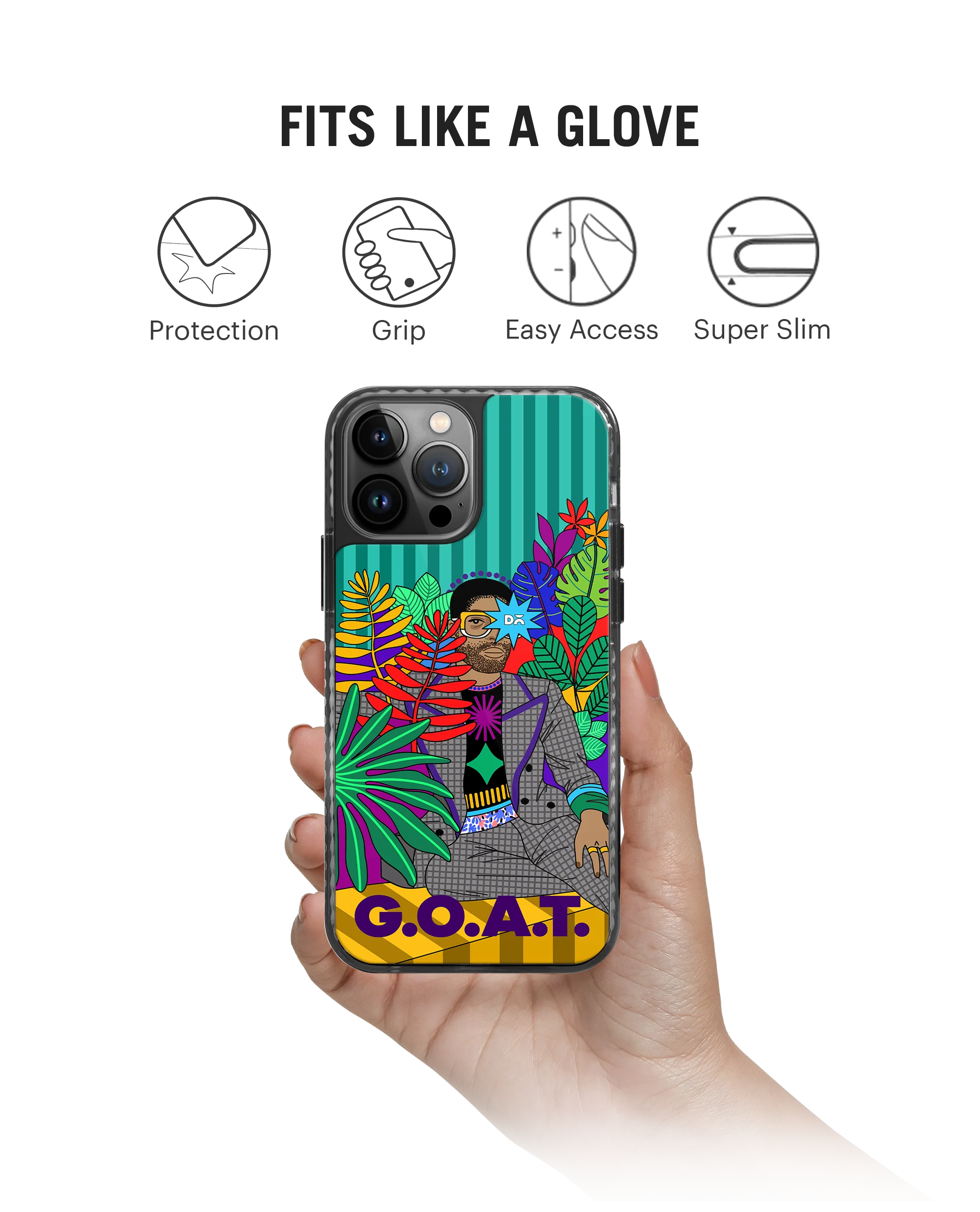 GOAT Stride 2.0 Phone Case Cover For iPhone 15 Pro - Image 2