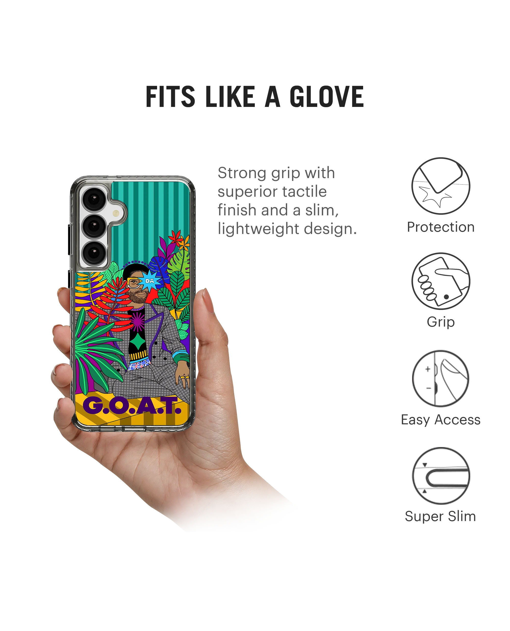 GOAT Stride 2.0 Case Cover For Samsung Galaxy S24 Plus - Image 5