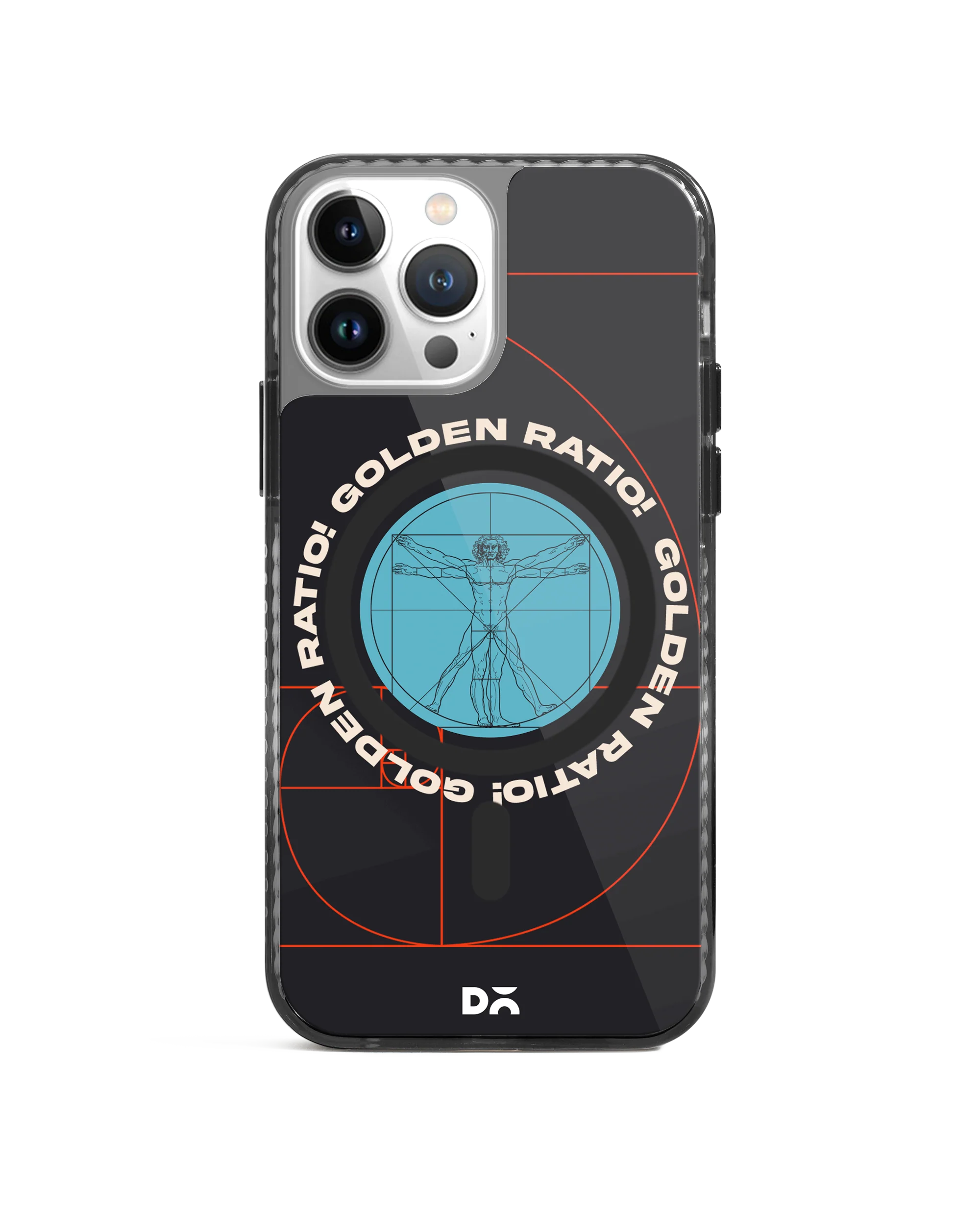 Golden Ratio Stride 2.0 Clear MagSafe Phone Case Cover For iPhone 15 Pro Max
