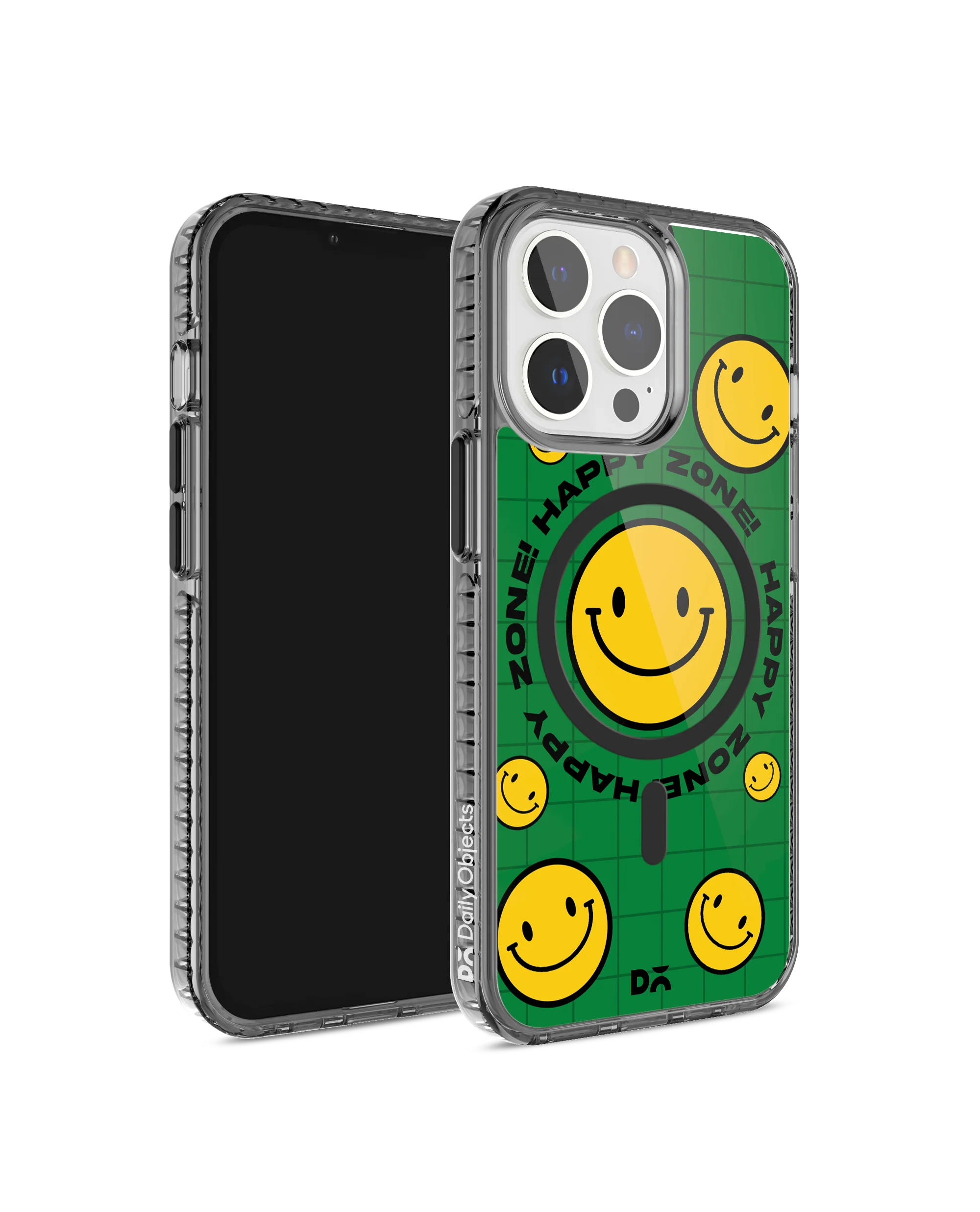 Green Happy Zone Stride 2.0 Clear MagSafe Phone Case Cover For iPhone 15 Pro - Image 3